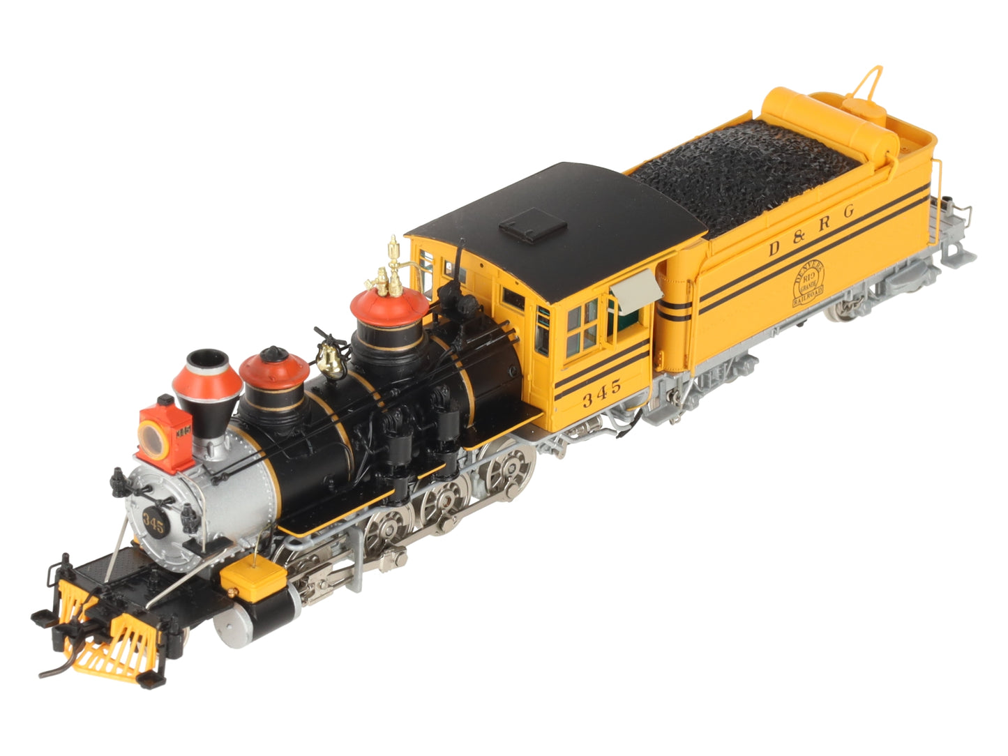 Blackstone Models B310208-S HOn3 Scale D&RG C-19 2-8-0 Steam Loco & Tender #345 EX/Box
