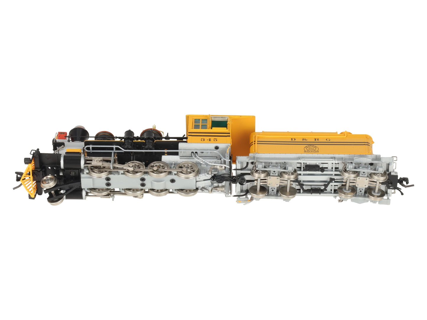 Blackstone Models B310208-S HOn3 Scale D&RG C-19 2-8-0 Steam Loco & Tender #345 EX/Box
