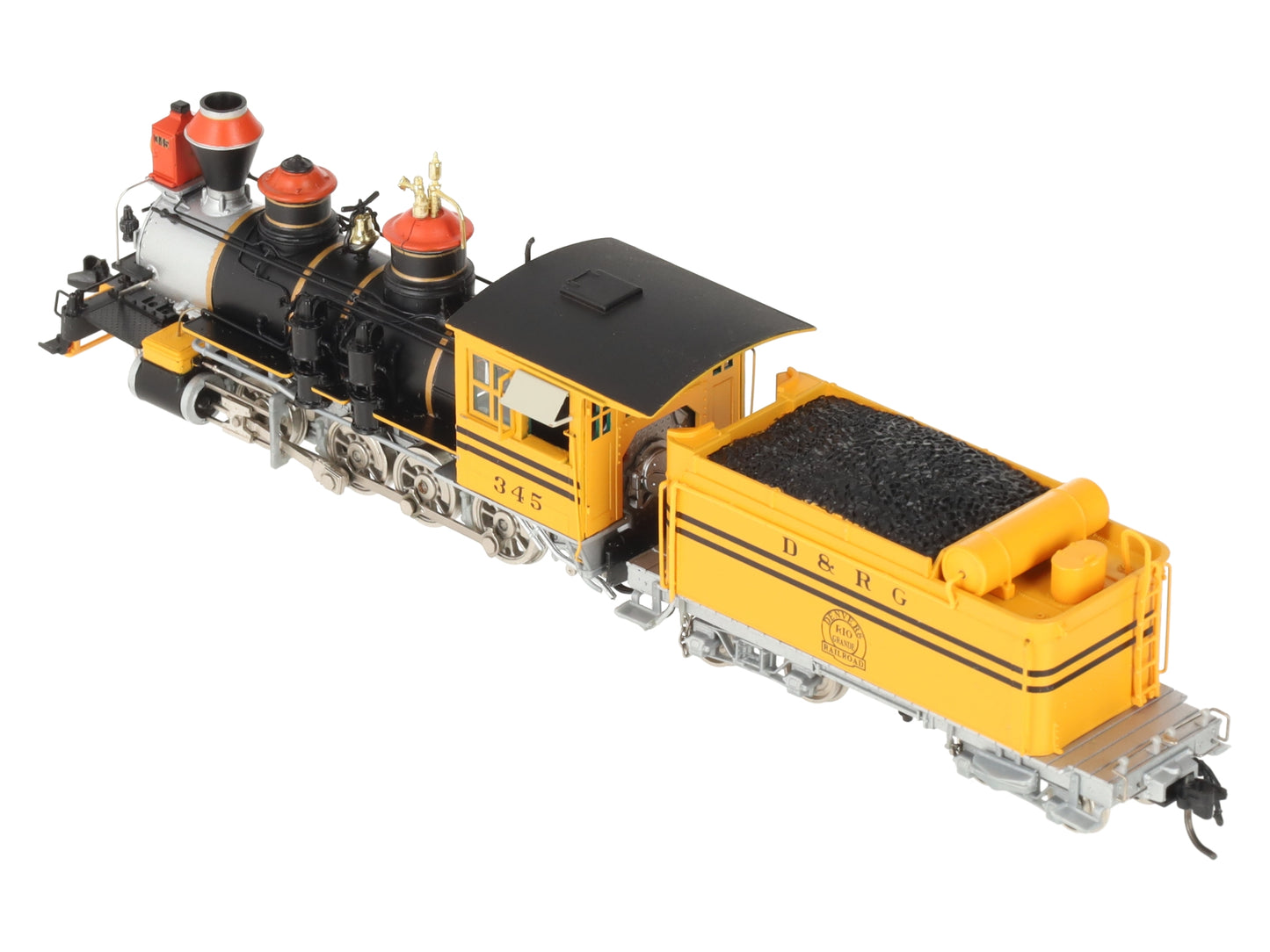 Blackstone Models B310208-S HOn3 Scale D&RG C-19 2-8-0 Steam Loco & Tender #345 EX/Box