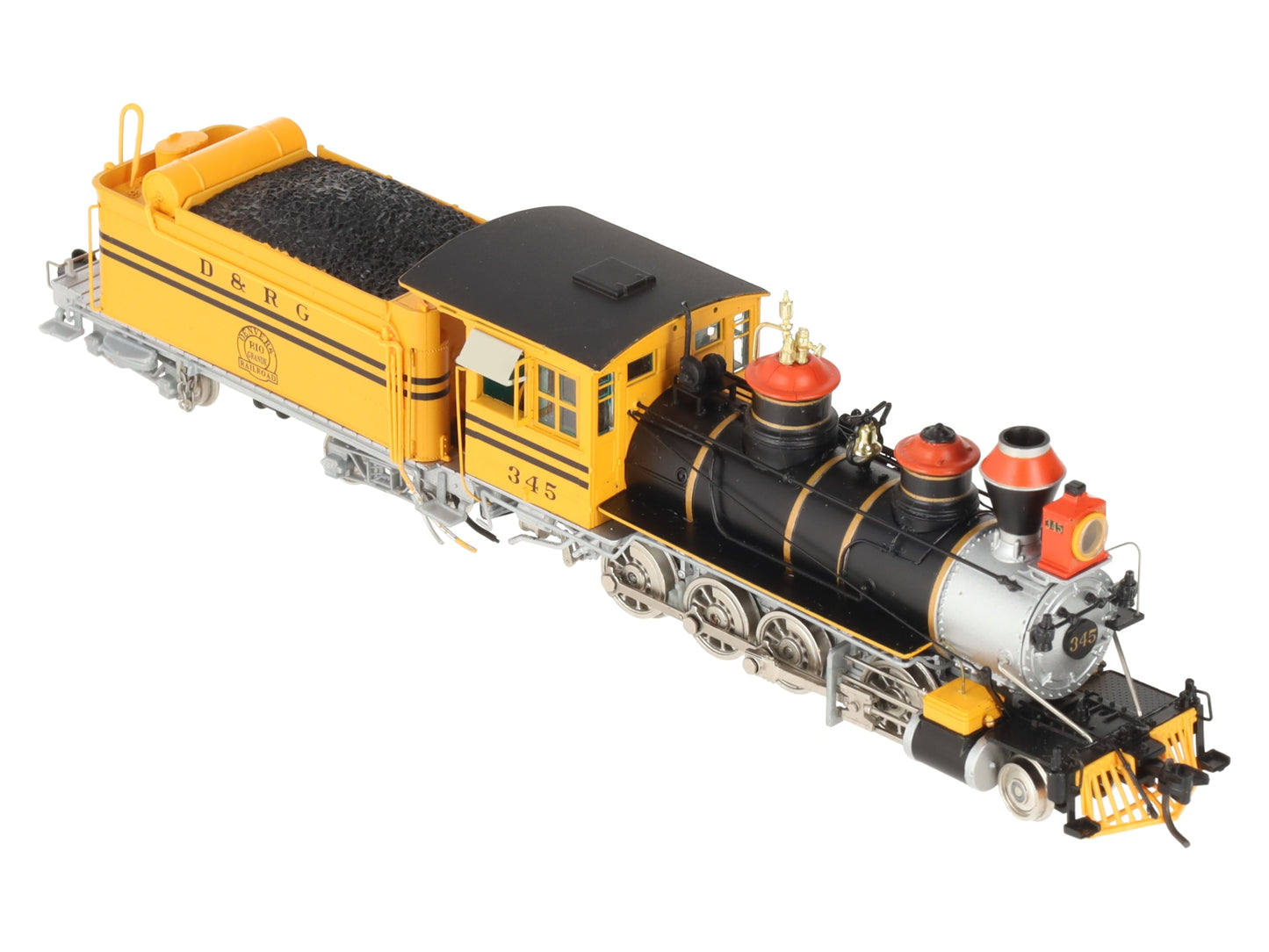 Blackstone Models B310208-S HOn3 Scale D&RG C-19 2-8-0 Steam Loco & Tender #345 EX/Box