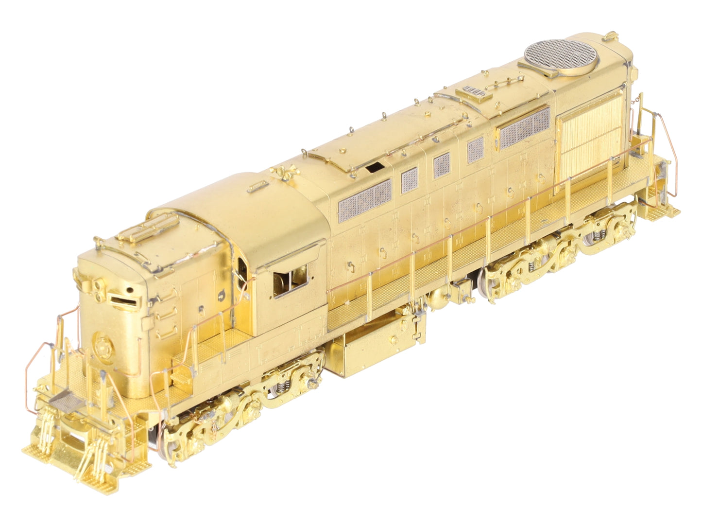 Overland 5272 HO BRASS CNR RS18 MR14c Diesel Locomotive - Unpainted EX/Box