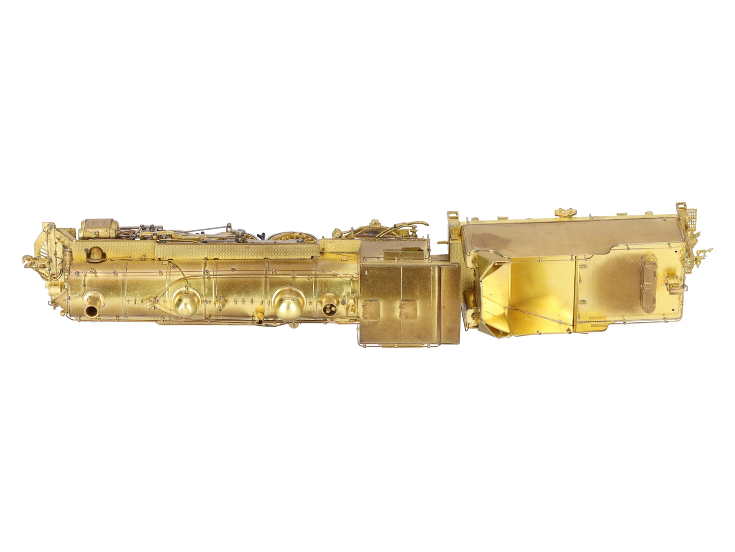 Overland 1467 HO BRASS CNR 4-6-2 K-3-b Steam Locomotive & Tender - Unpainted EX/Box