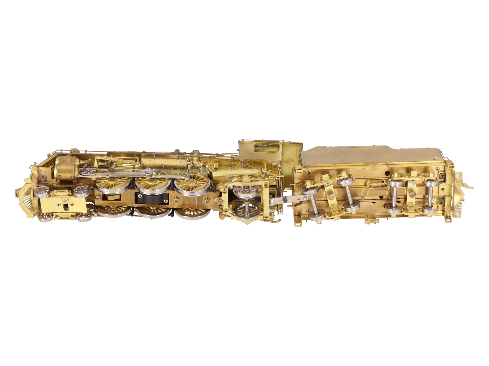 Overland 1467 HO BRASS CNR 4-6-2 K-3-b Steam Locomotive & Tender - Unpainted EX/Box