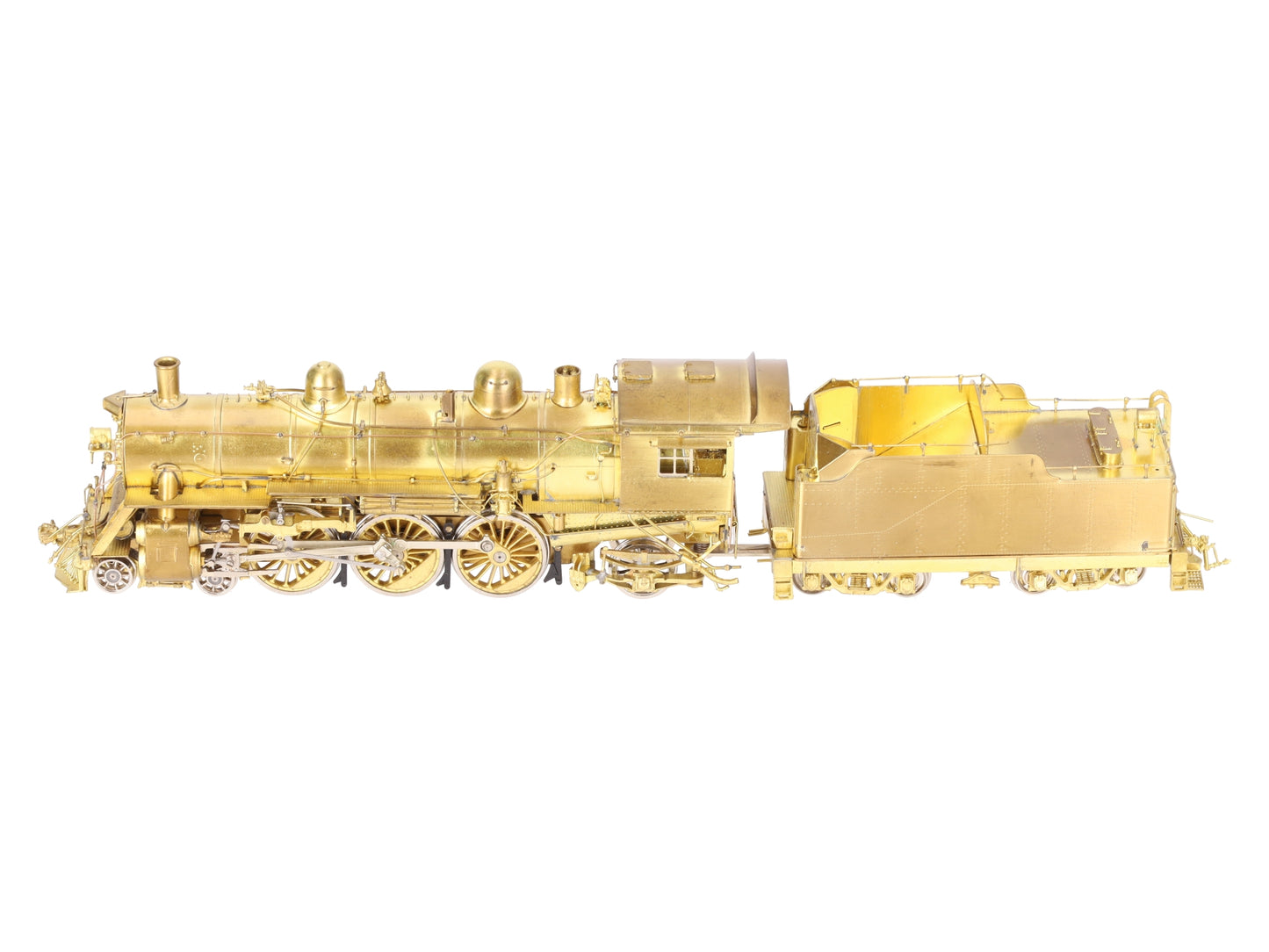 Overland 1467 HO BRASS CNR 4-6-2 K-3-b Steam Locomotive & Tender - Unpainted EX/Box