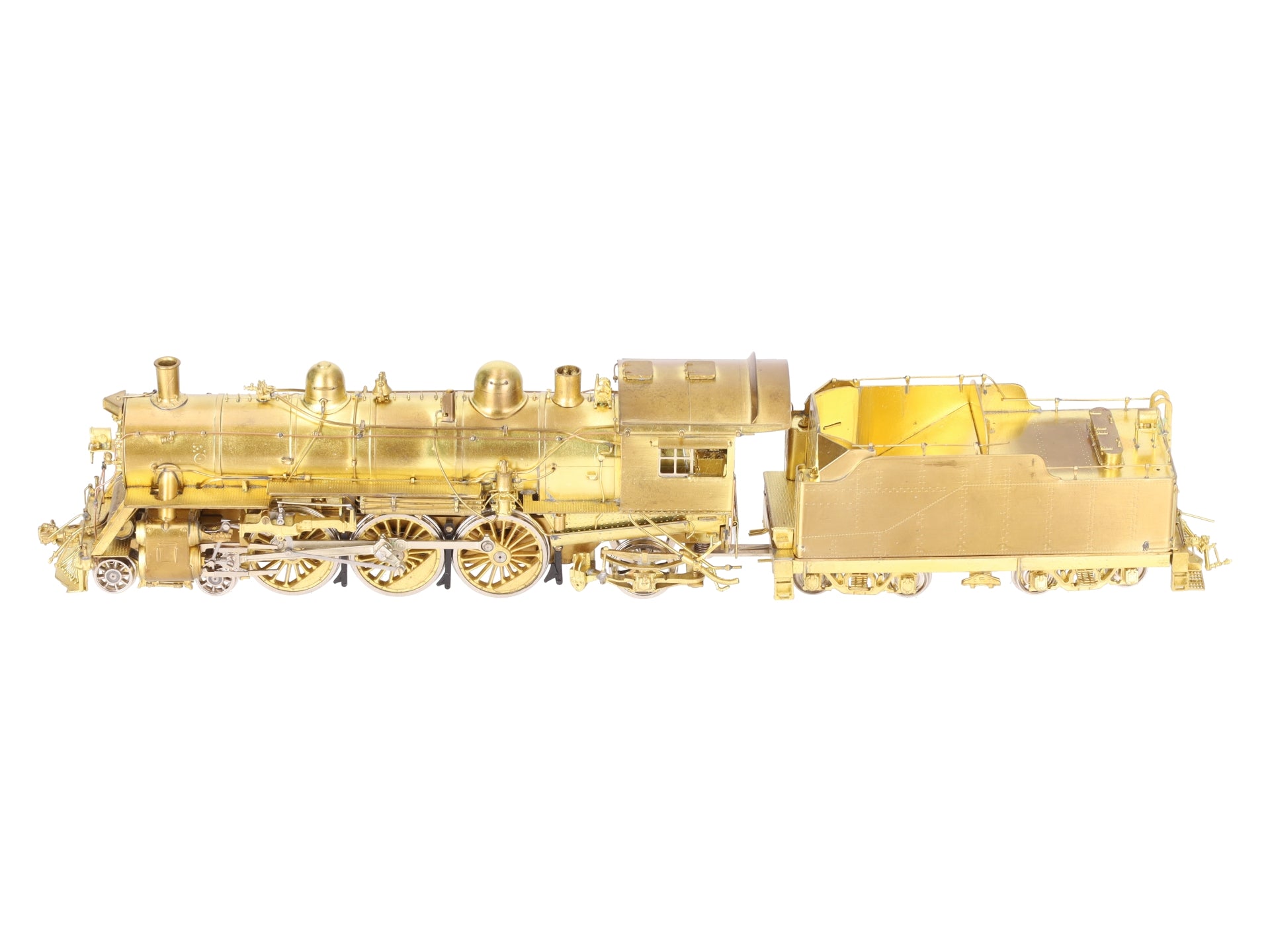 Overland 1467 HO BRASS CNR 4-6-2 K-3-b Steam Locomotive & Tender - Unpainted EX/Box