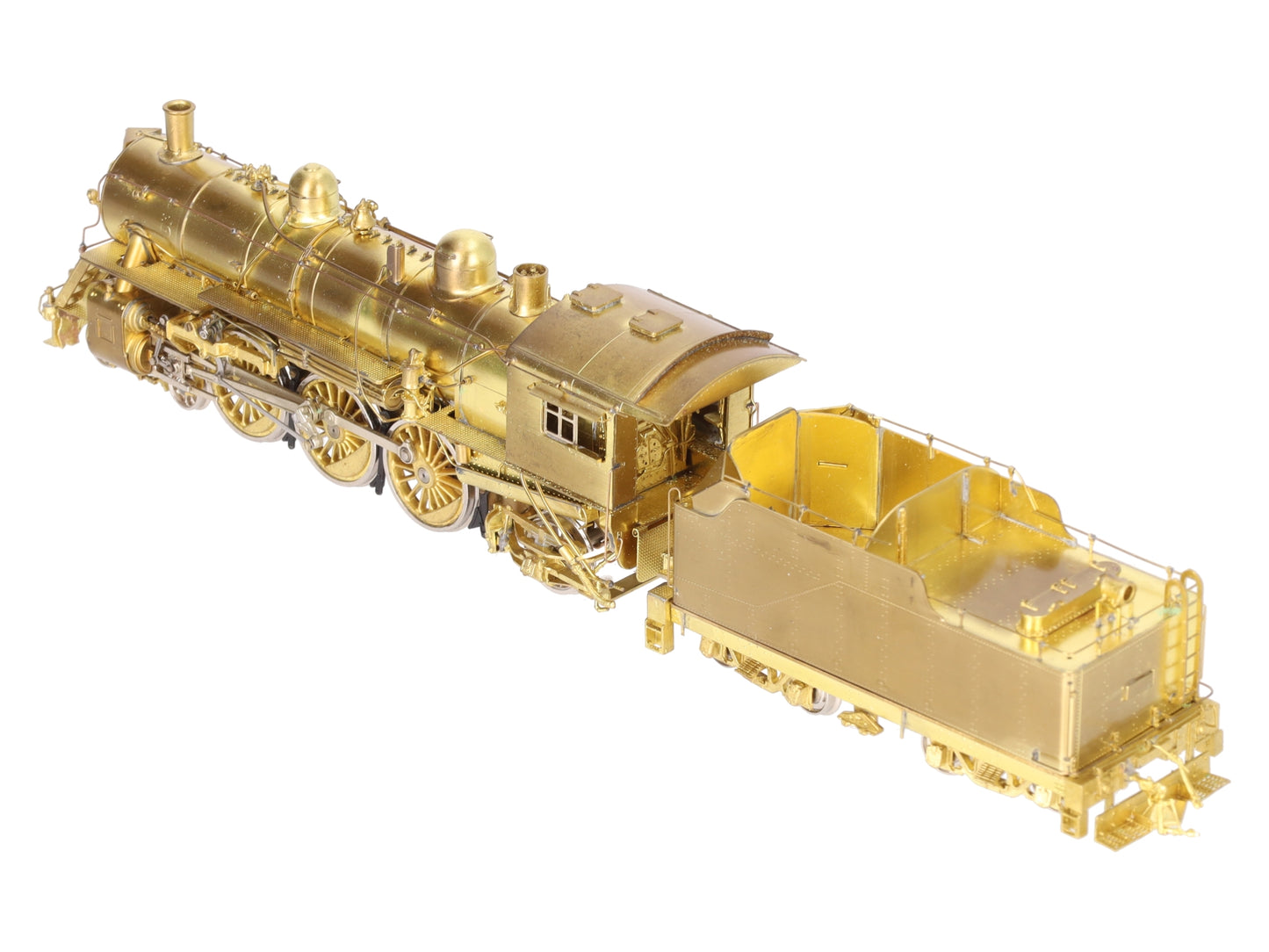 Overland 1467 HO BRASS CNR 4-6-2 K-3-b Steam Locomotive & Tender - Unpainted EX/Box