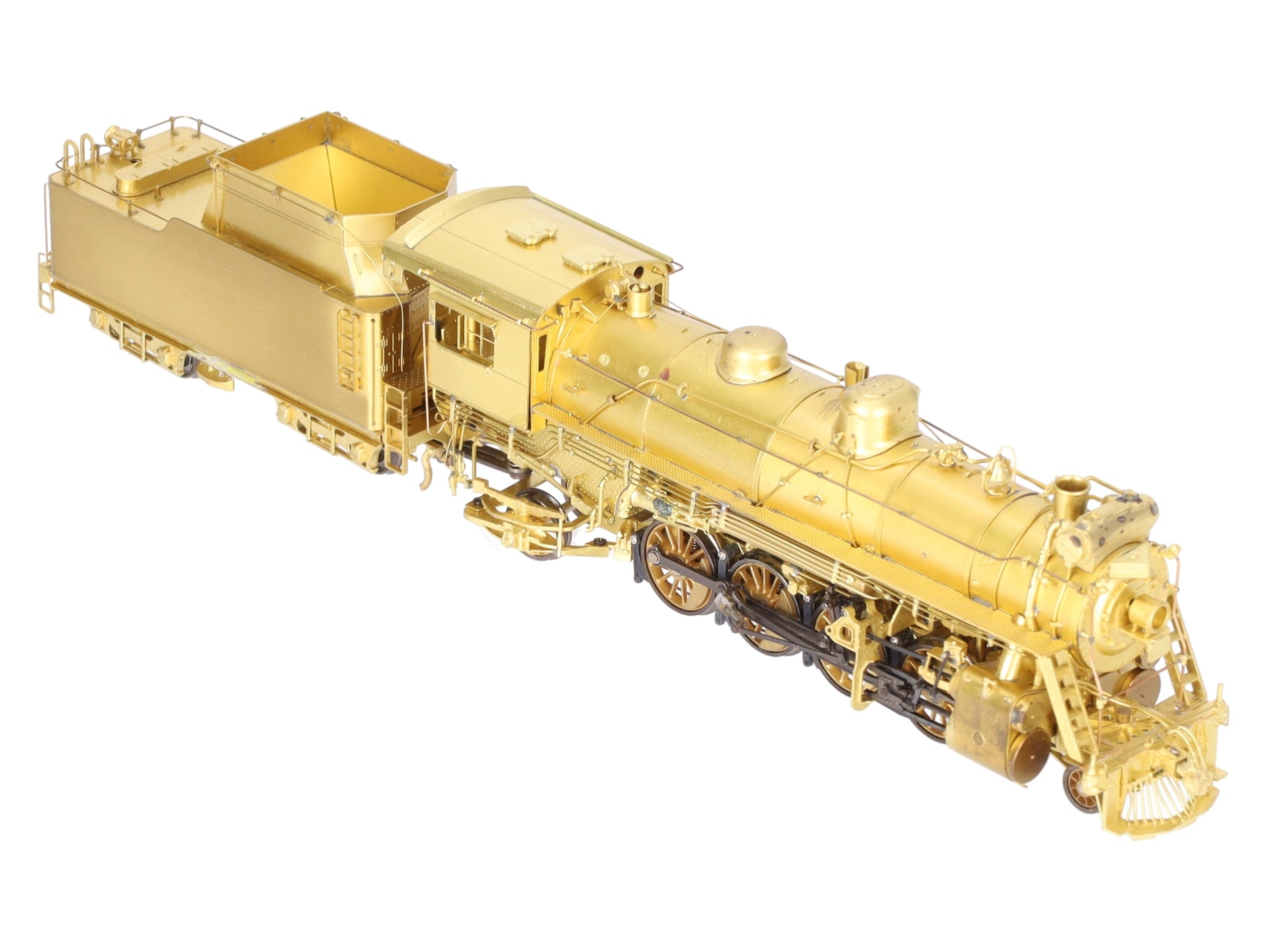 Overland 1599 HO BRASS CNR/GTW 2-8-2 S1g Steam Locomotive & Tender - Unpainted EX/Box