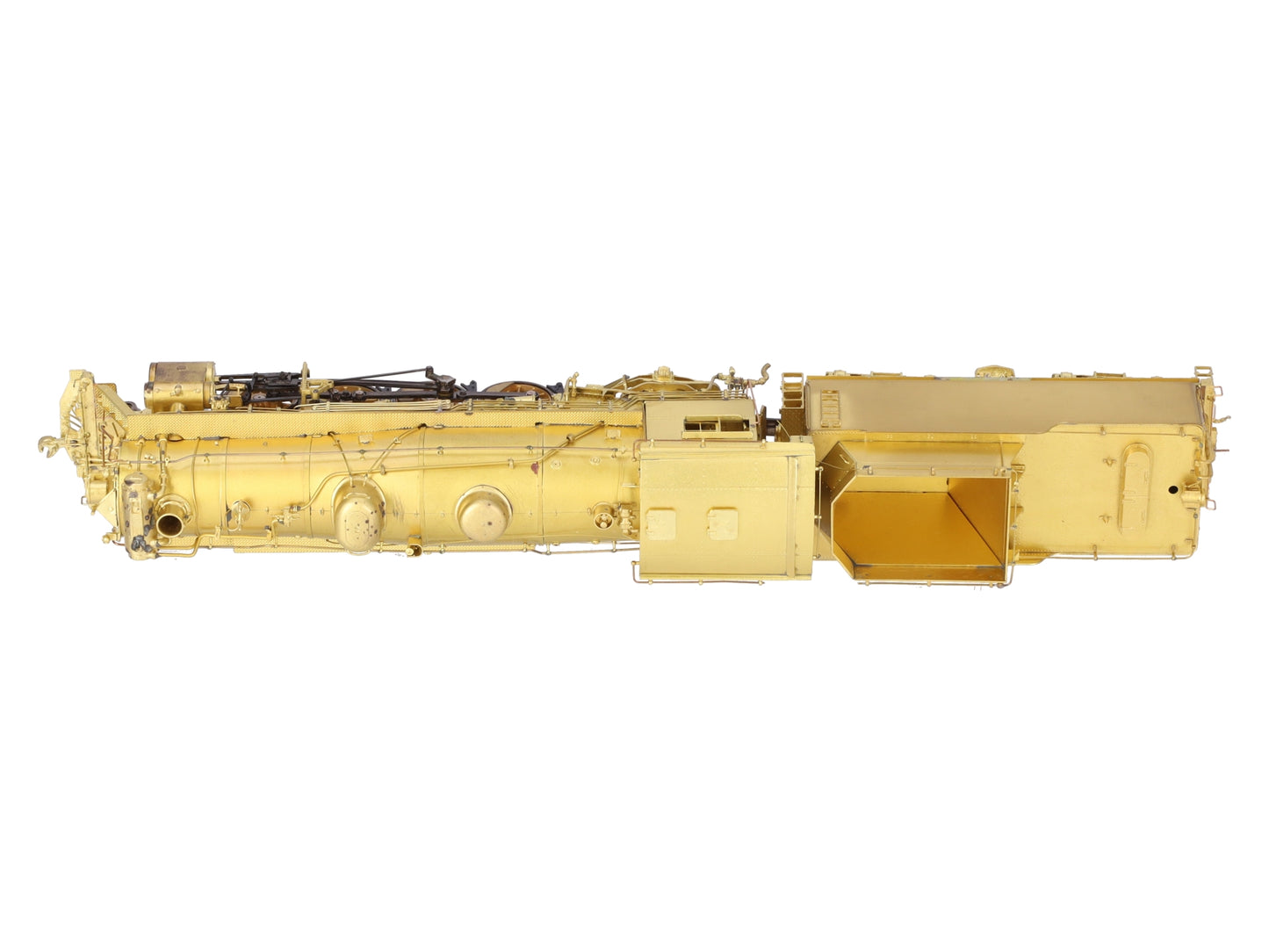 Overland 1599 HO BRASS CNR/GTW 2-8-2 S1g Steam Locomotive & Tender - Unpainted EX/Box