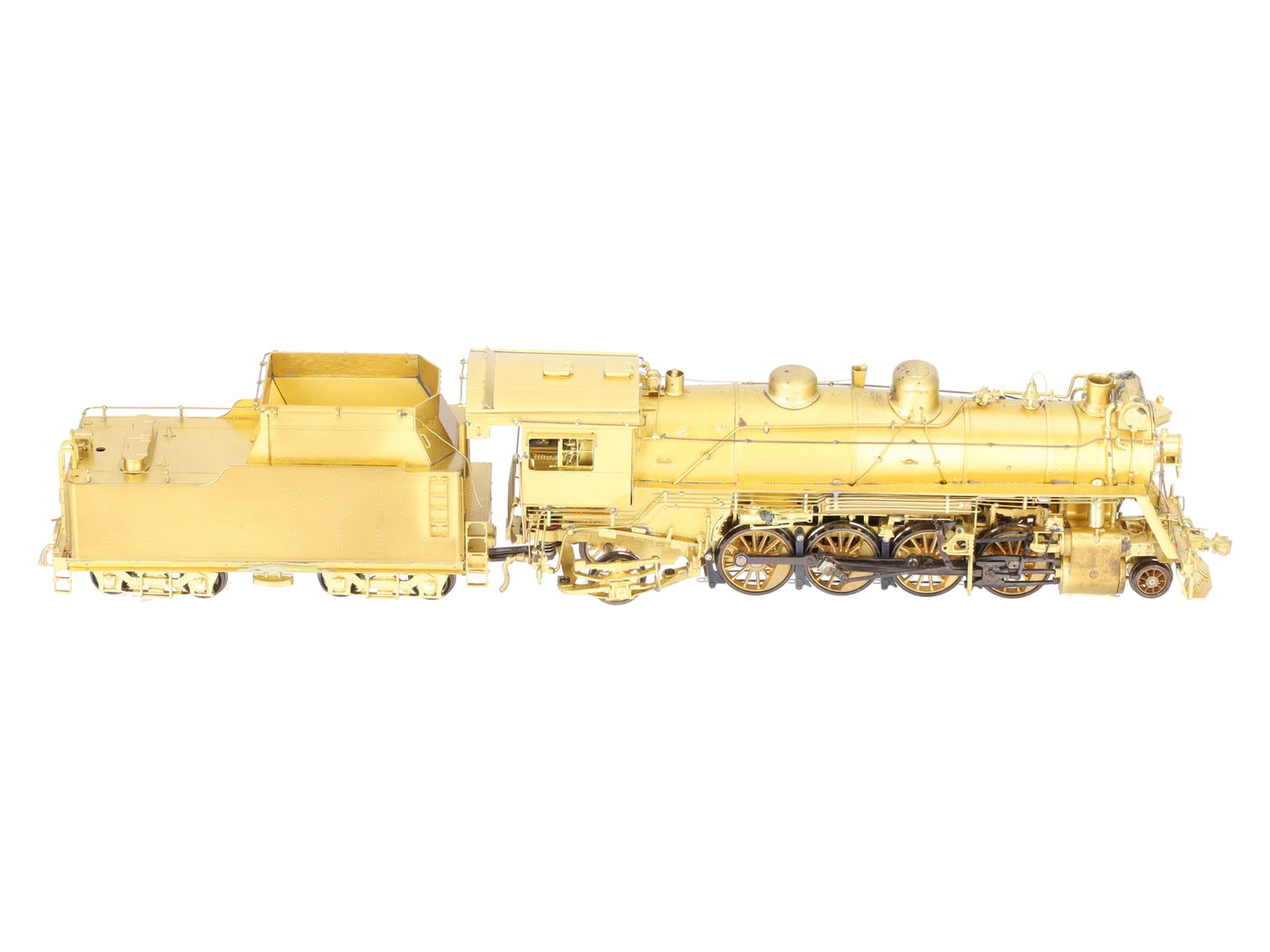 Overland 1599 HO BRASS CNR/GTW 2-8-2 S1g Steam Locomotive & Tender - Unpainted EX/Box