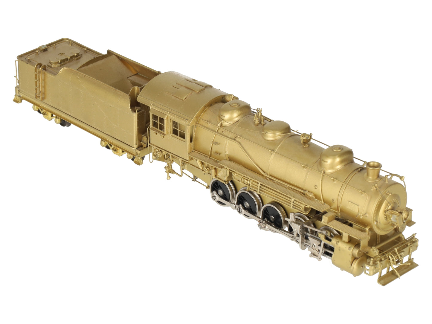 Custom NJ Brass ST-236 HO BRASS 0-10-0 M-1 Steam Locomotive w/ Tender- Unpainted EX
