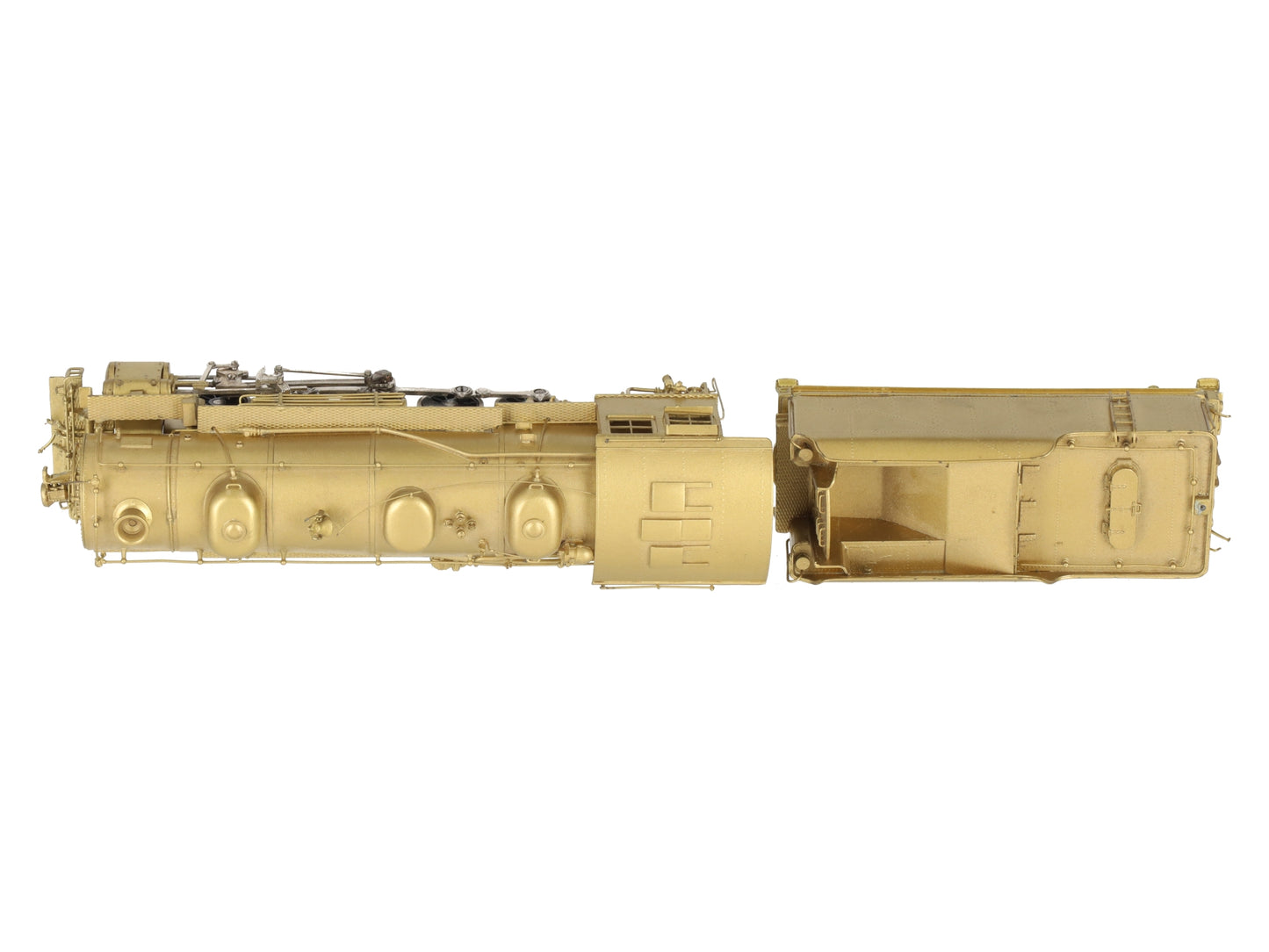 Custom NJ Brass ST-236 HO BRASS 0-10-0 M-1 Steam Locomotive w/ Tender- Unpainted EX