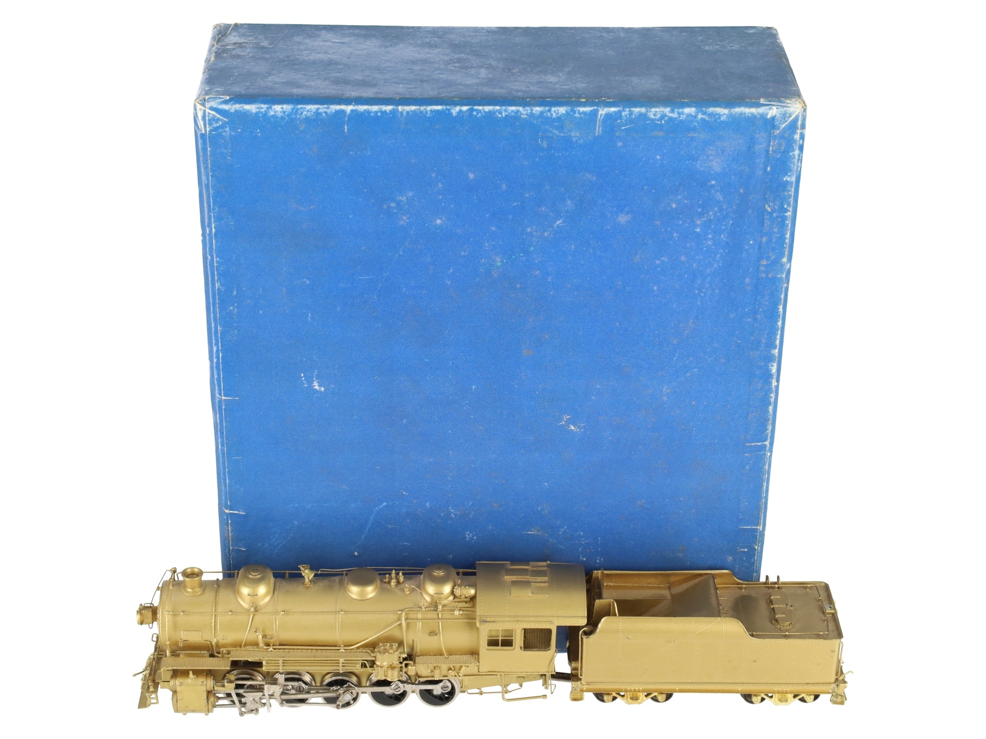 Custom NJ Brass ST-236 HO BRASS 0-10-0 M-1 Steam Locomotive w/ Tender- Unpainted EX