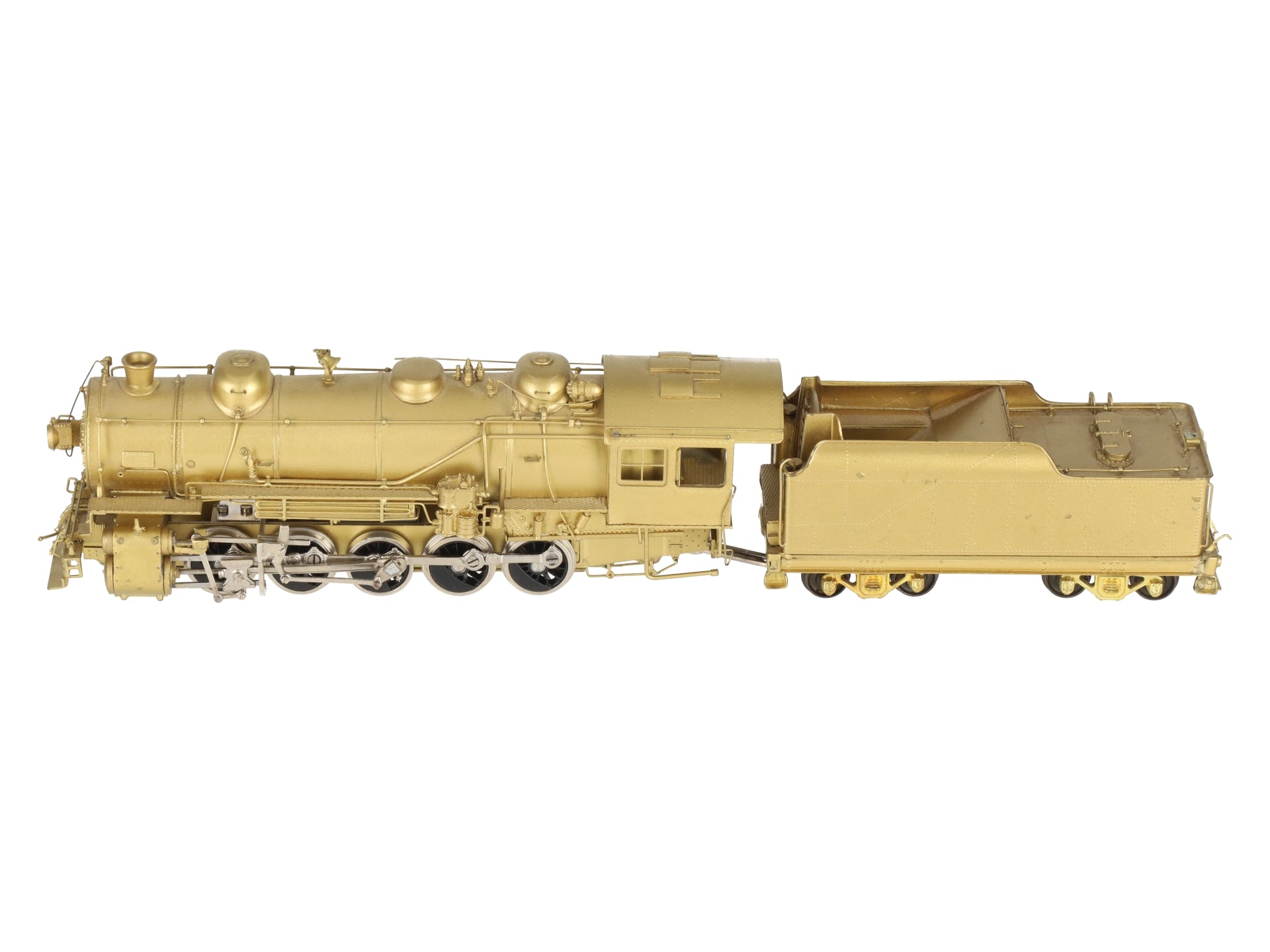 Custom NJ Brass ST-236 HO BRASS 0-10-0 M-1 Steam Locomotive w/ Tender- Unpainted EX