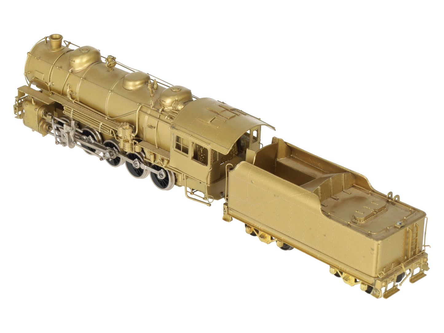 Custom NJ Brass ST-236 HO BRASS 0-10-0 M-1 Steam Locomotive w/ Tender- Unpainted EX