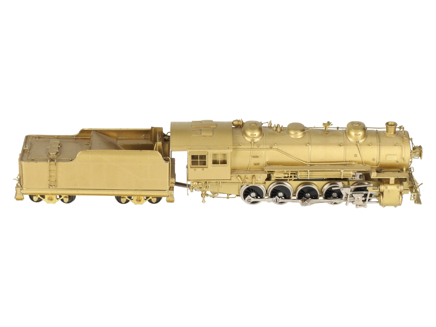Custom NJ Brass ST-236 HO BRASS 0-10-0 M-1 Steam Locomotive w/ Tender- Unpainted EX