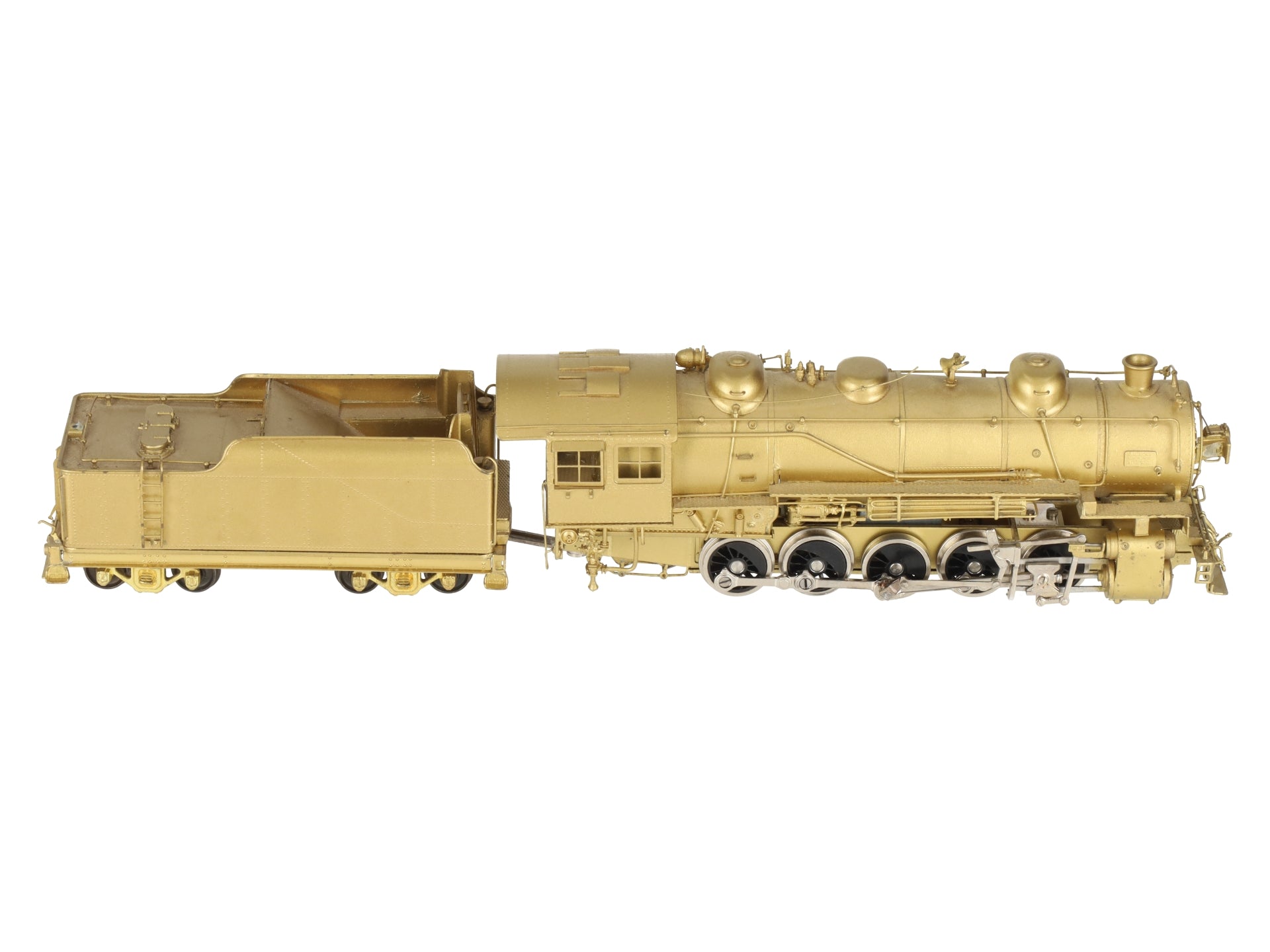 Custom NJ Brass ST-236 HO BRASS 0-10-0 M-1 Steam Locomotive w/ Tender- Unpainted EX