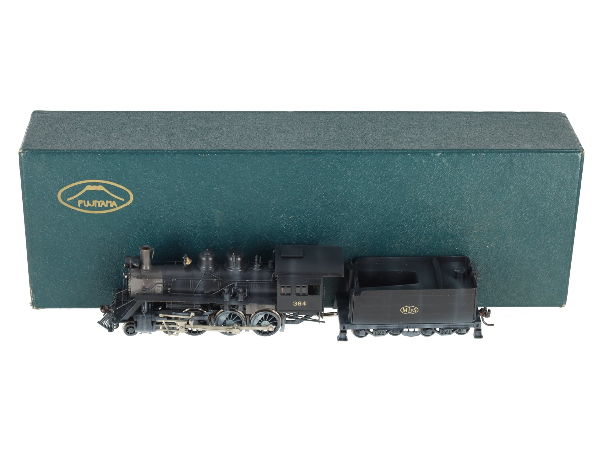 Fujiyama HO BRASS A&LM 4-6-0 Steam Loco & Tender #384- Painted/Box