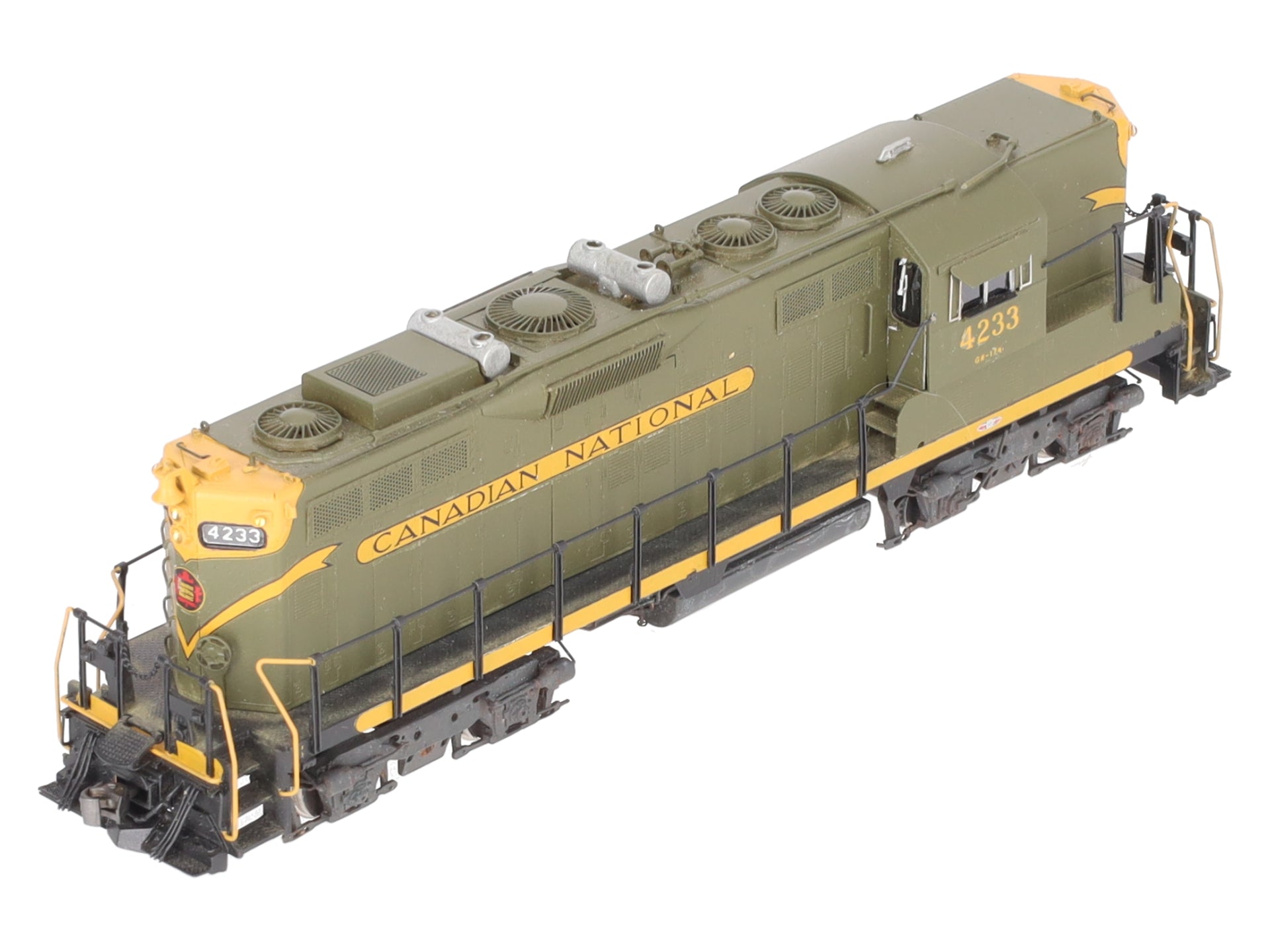 Overland OMI-6219 HO BRASS CN GP9 Diesel Locomotive #4233 - Painted EX/Box
