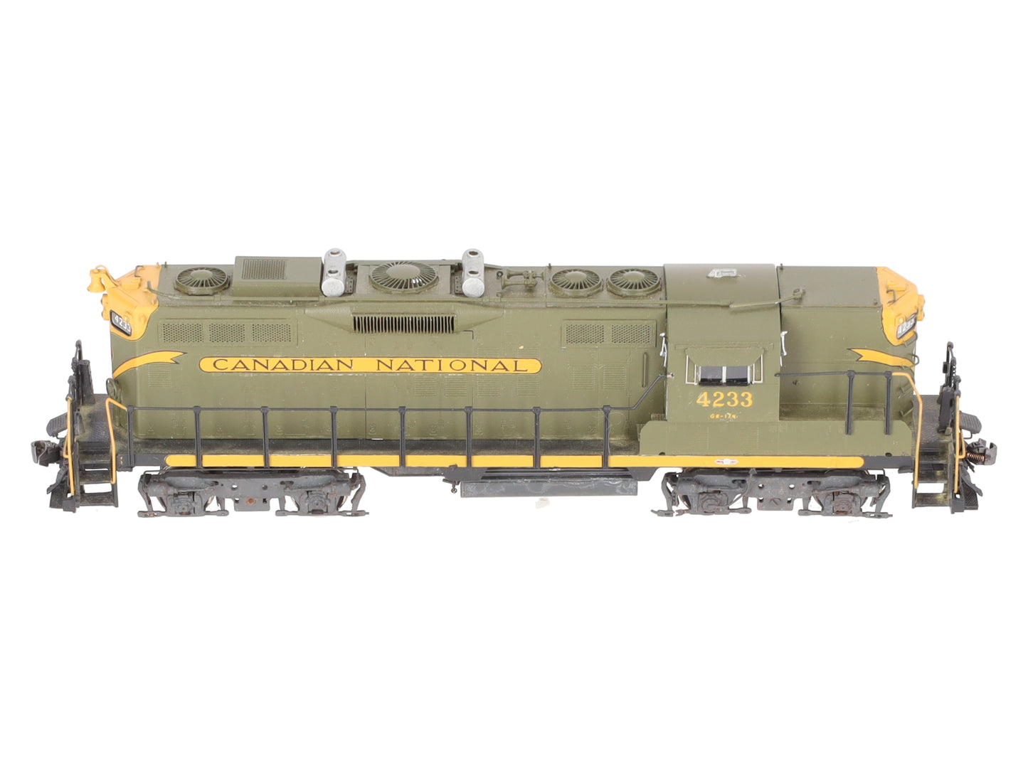 Overland OMI-6219 HO BRASS CN GP9 Diesel Locomotive #4233 - Painted EX/Box
