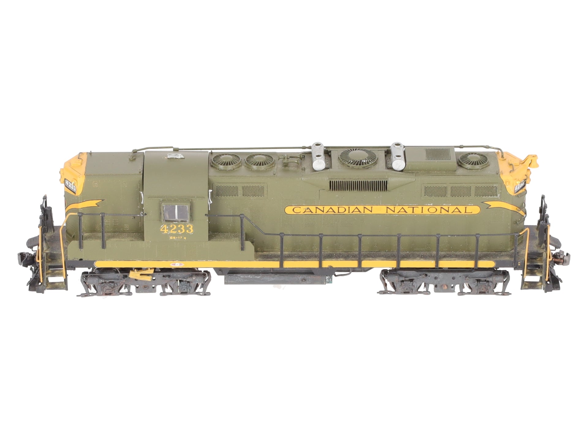 Overland OMI-6219 HO BRASS CN GP9 Diesel Locomotive #4233 - Painted EX/Box