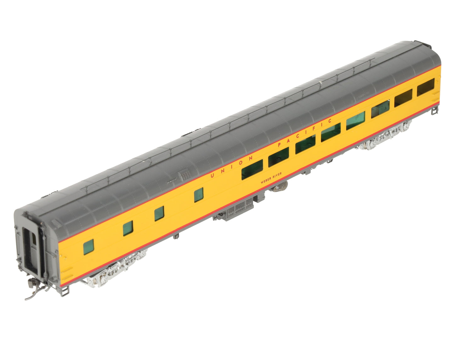 Wasatch HO BRASS Union Pacific "Weber River" Club Lounge Passenger Car- Painted/Box
