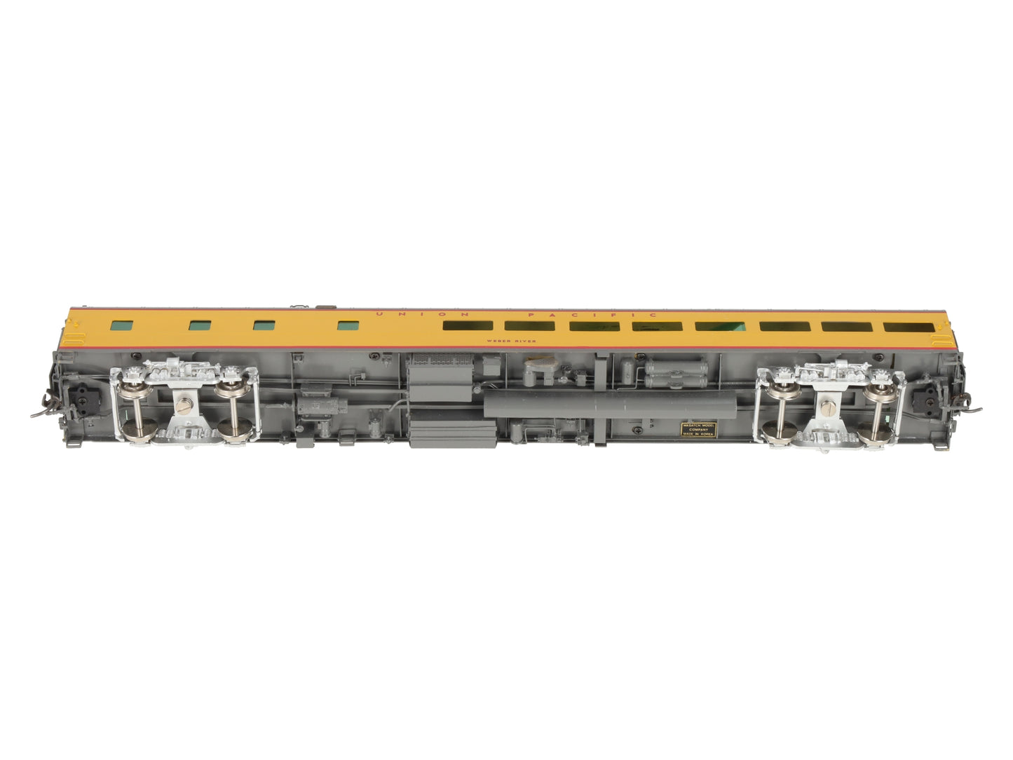 Wasatch HO BRASS Union Pacific "Weber River" Club Lounge Passenger Car- Painted/Box