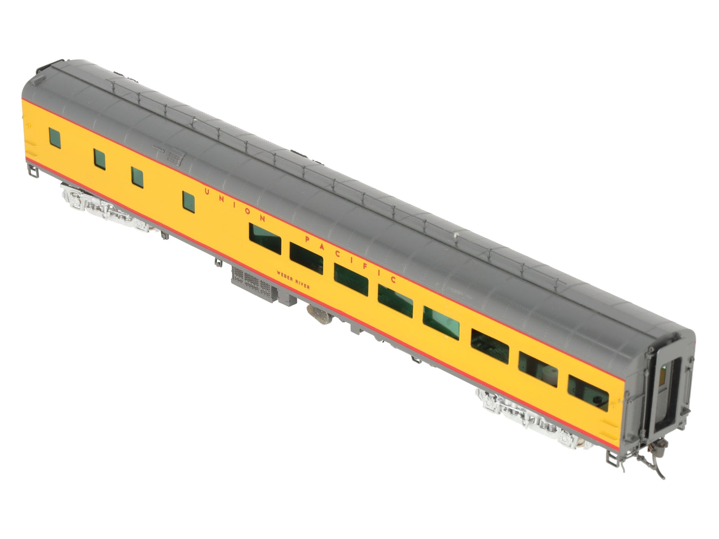 Wasatch HO BRASS Union Pacific "Weber River" Club Lounge Passenger Car- Painted/Box