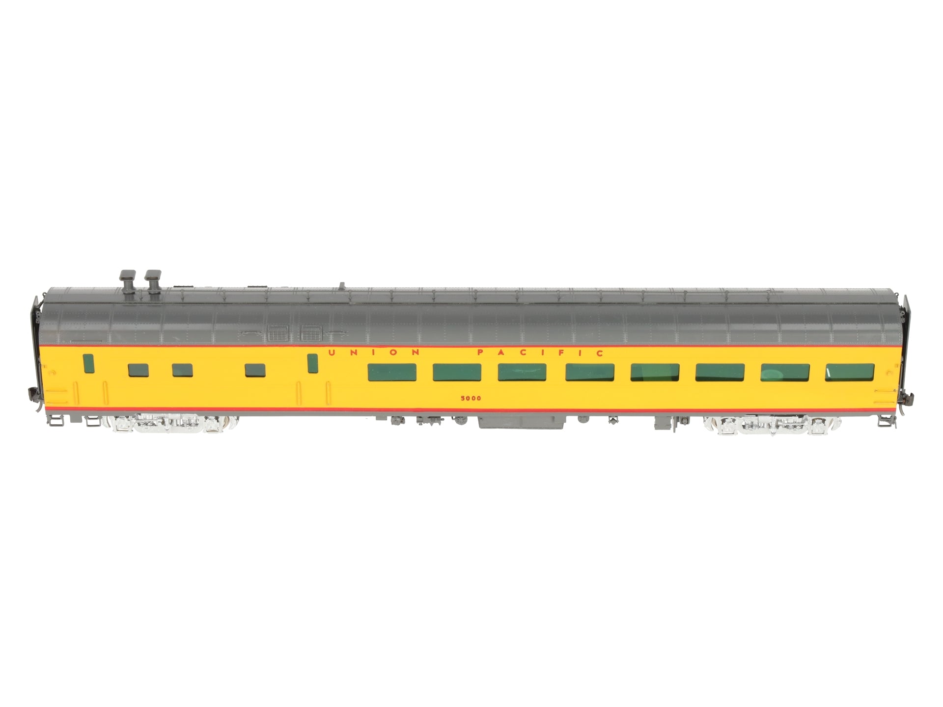 Wasatch HO Scale BRASS Union Pacific Cafe Lounge Passenger Car- Painted/Box