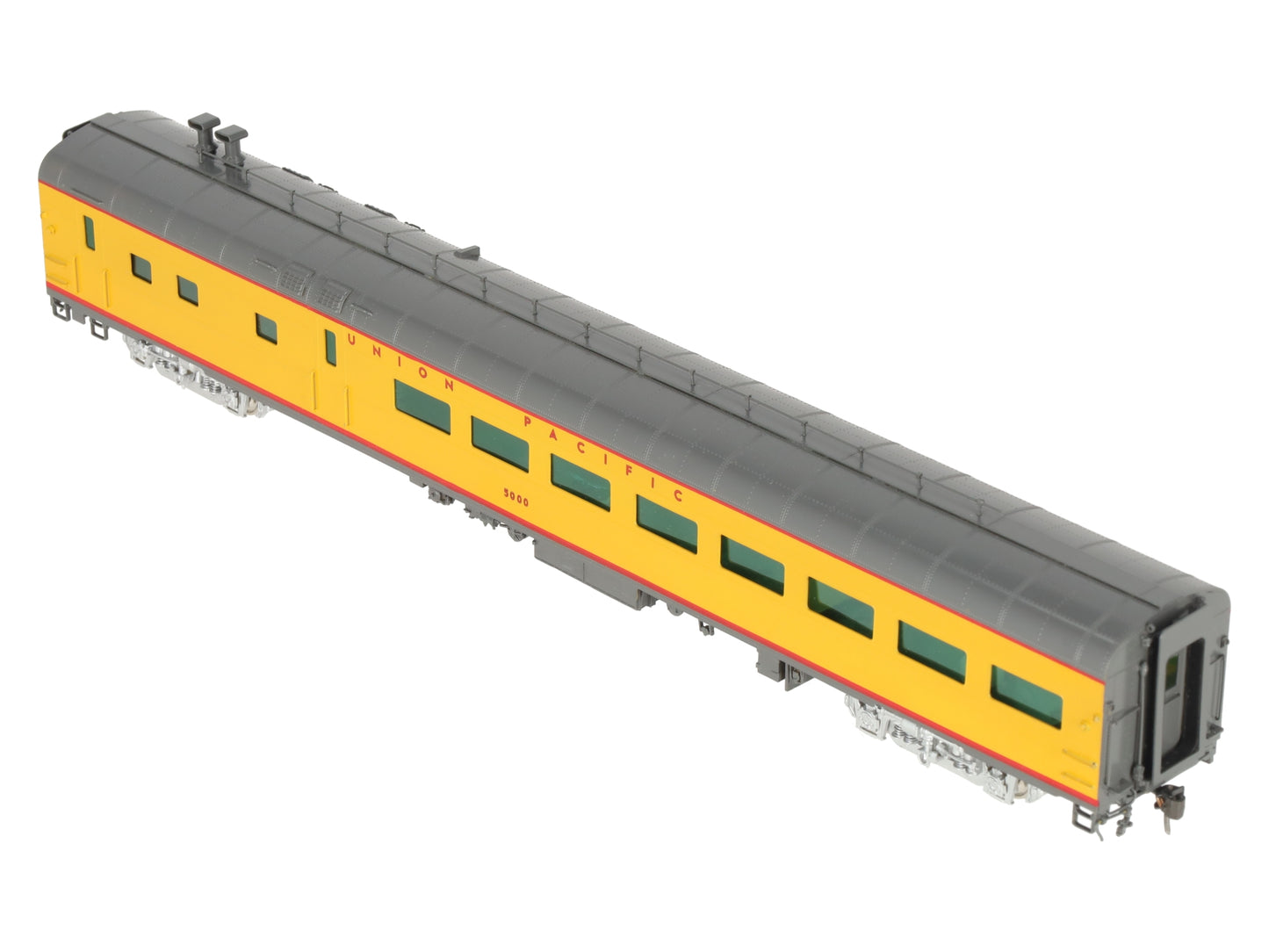 Wasatch HO Scale BRASS Union Pacific Cafe Lounge Passenger Car- Painted/Box
