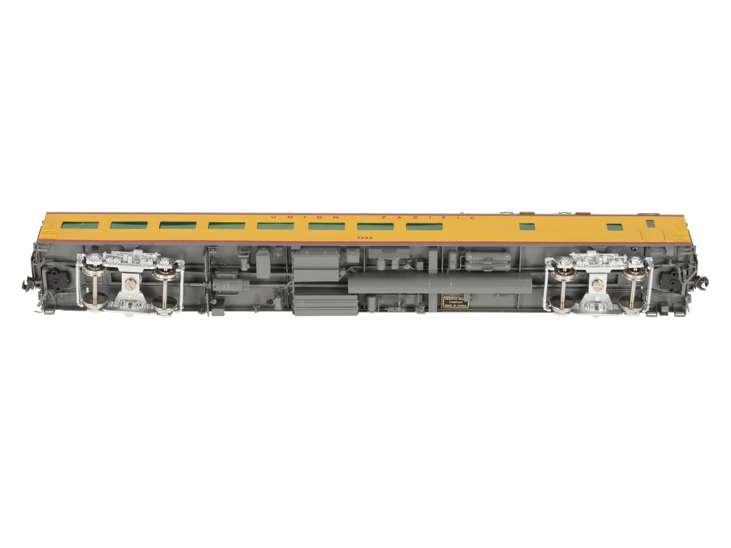 Wasatch HO Scale BRASS Union Pacific Cafe Lounge Passenger Car- Painted/Box