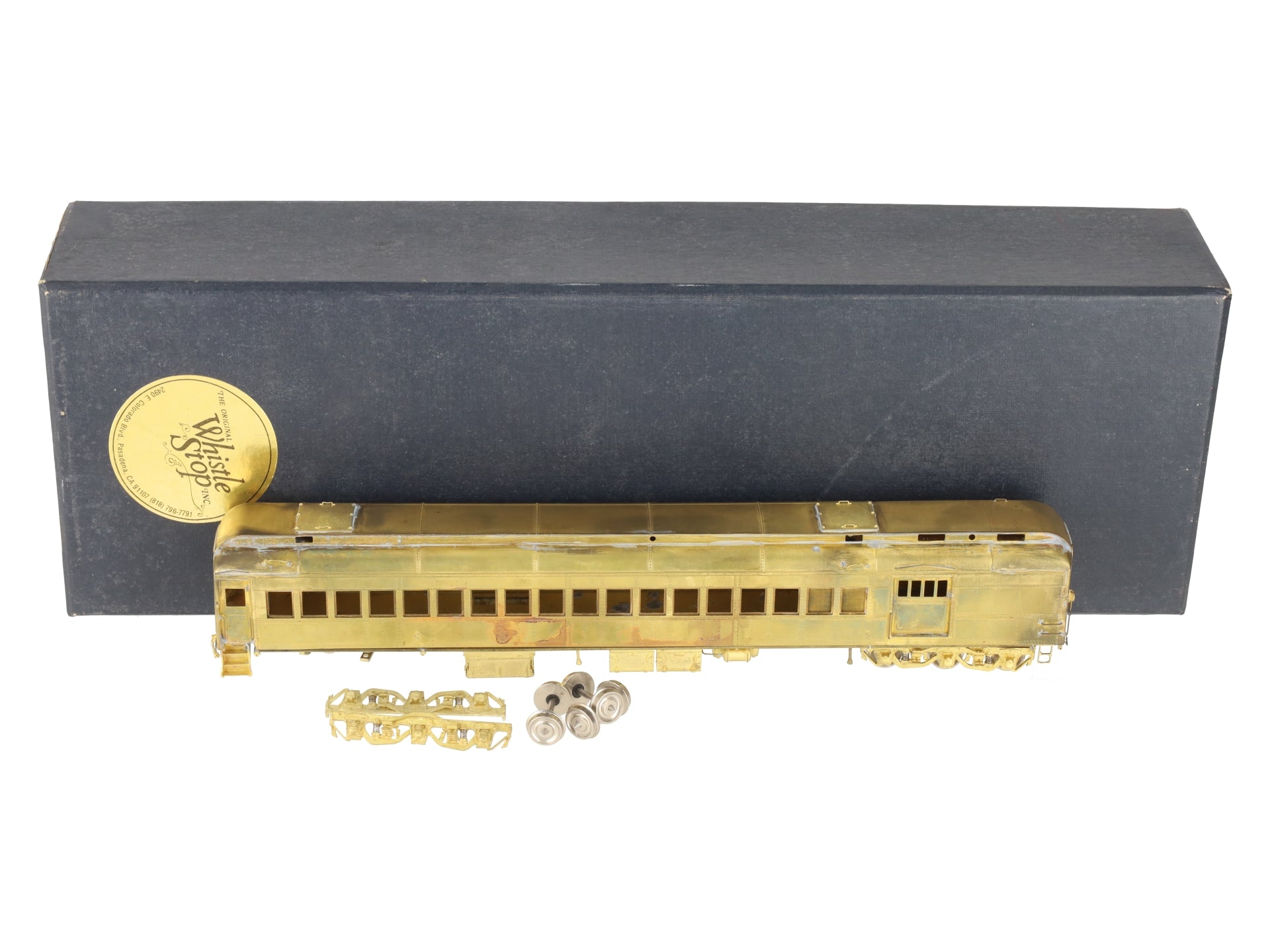 Wasatch HO Scale BRASS Passenger Coach Car- Unpainted VG