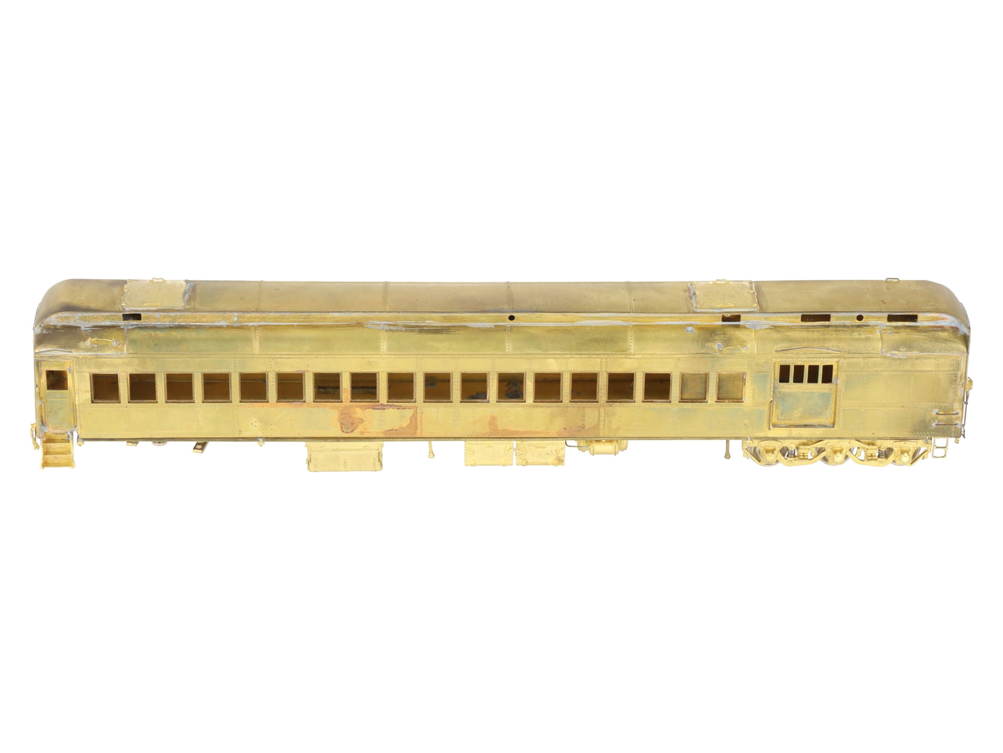 Wasatch HO Scale BRASS Passenger Coach Car- Unpainted VG