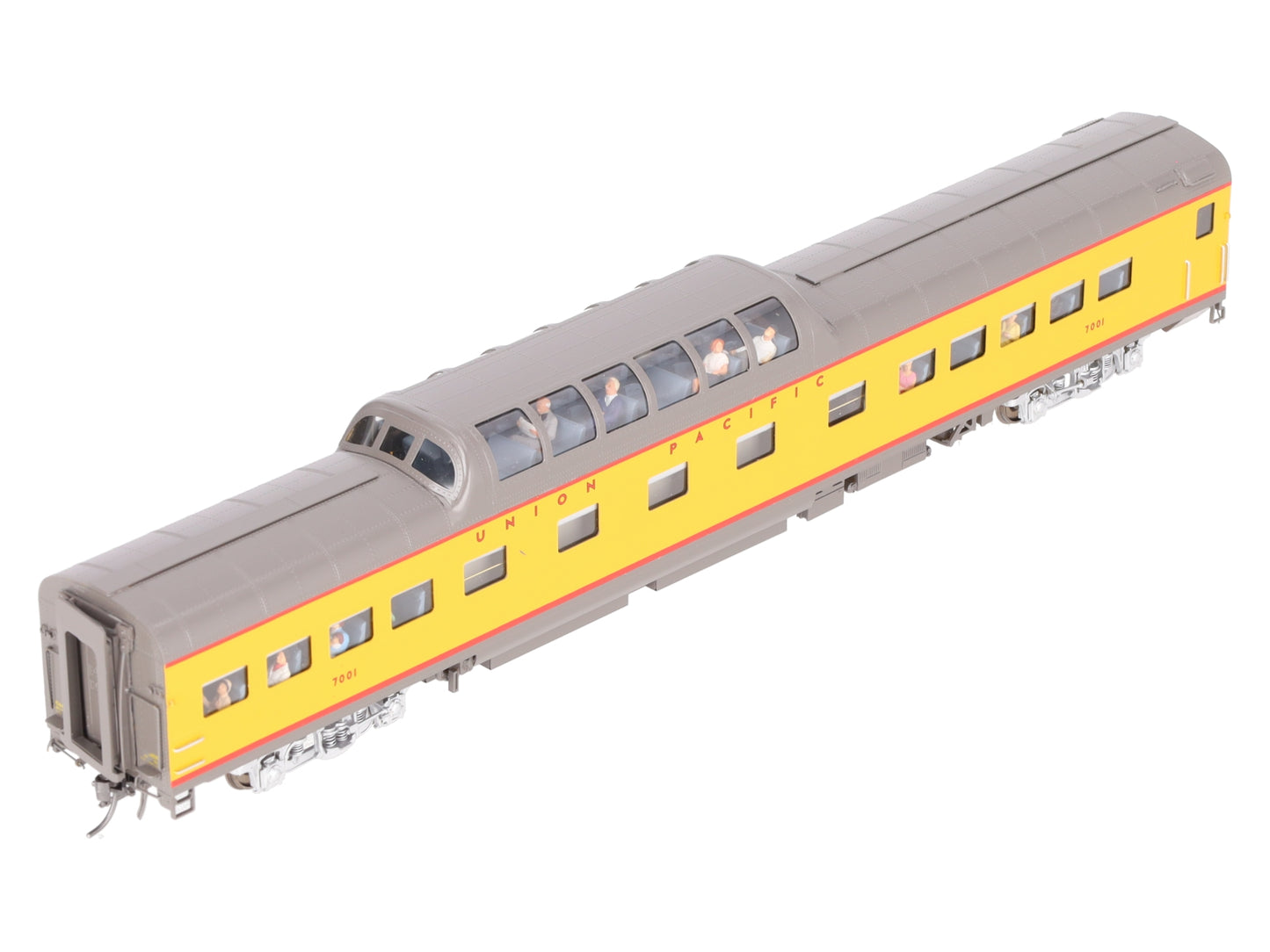 Wasatch HO Scale Union Pacific 7000 Series Dome Coach Passenger Car- Painted/Box
