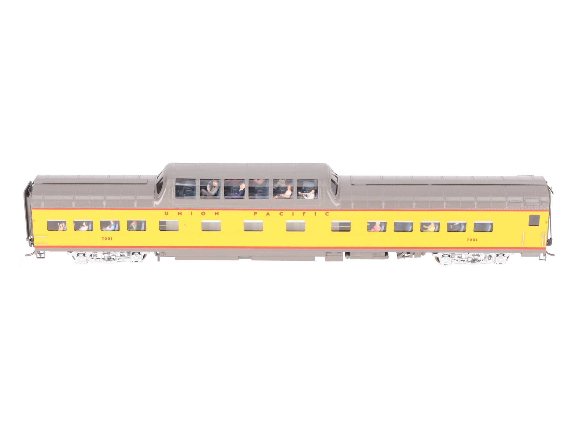 Wasatch HO Scale Union Pacific 7000 Series Dome Coach Passenger Car- Painted/Box
