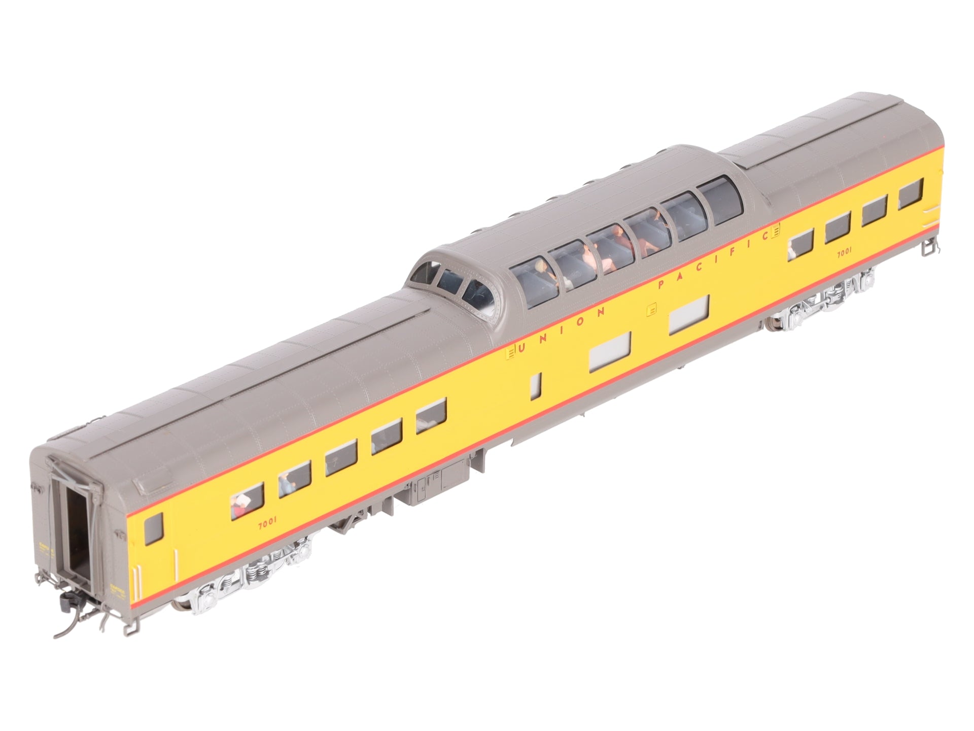 Wasatch HO Scale Union Pacific 7000 Series Dome Coach Passenger Car- Painted/Box