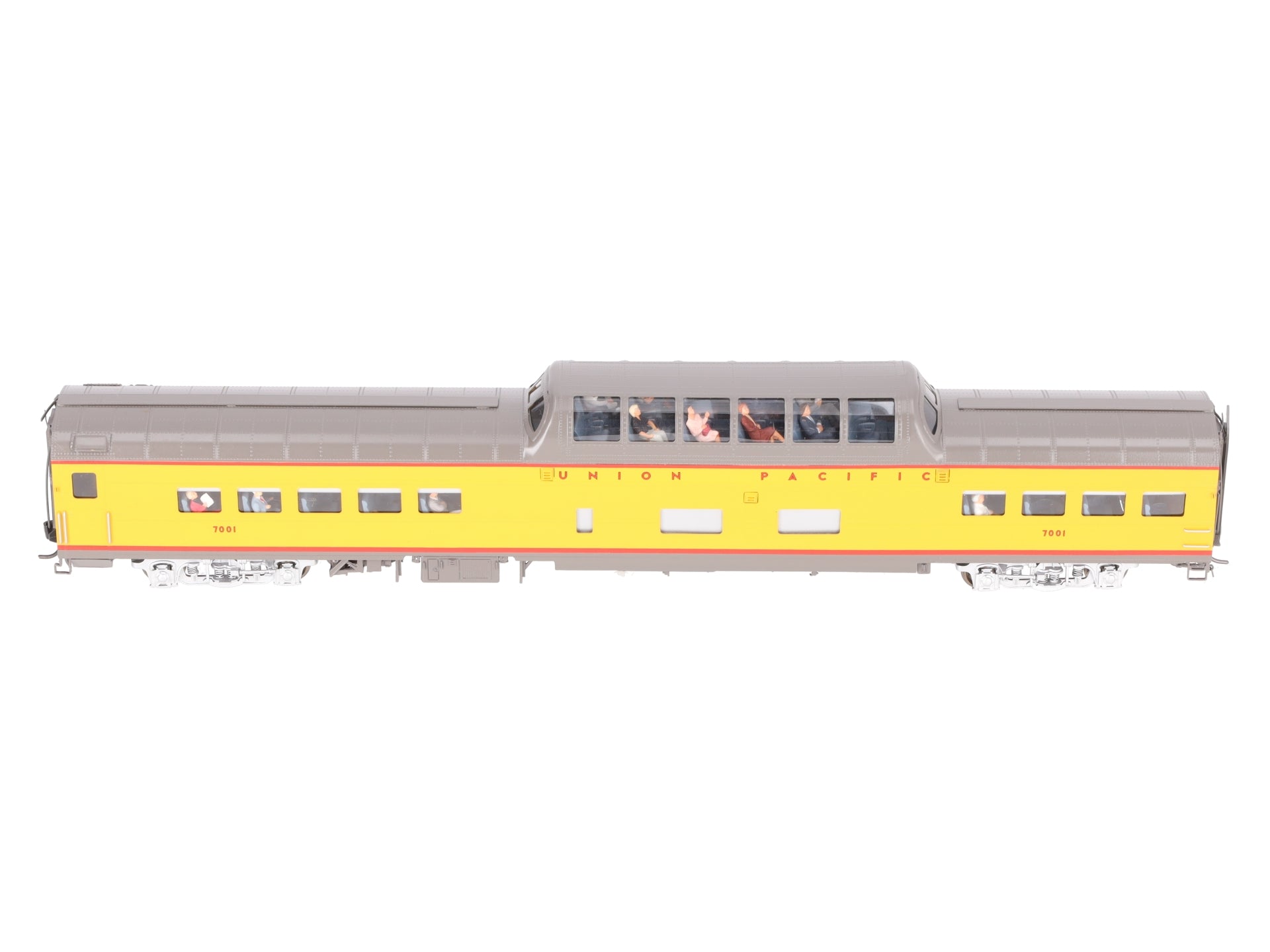 Wasatch HO Scale Union Pacific 7000 Series Dome Coach Passenger Car- Painted/Box
