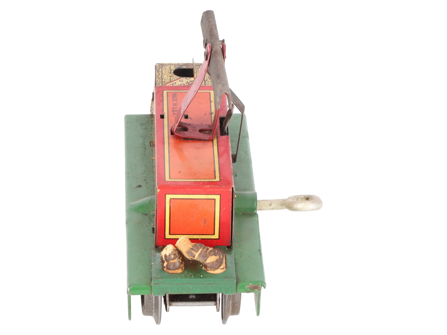 Marx Vintage O Gauge Wind-Up Popeye Handcar VG