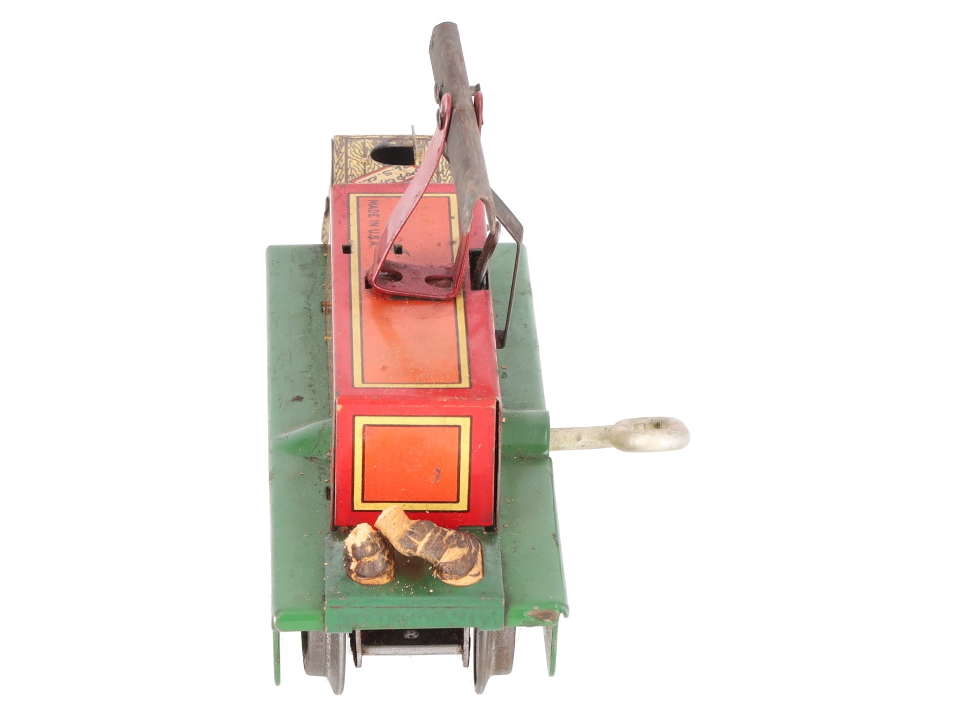 Marx Vintage O Gauge Wind-Up Popeye Handcar VG