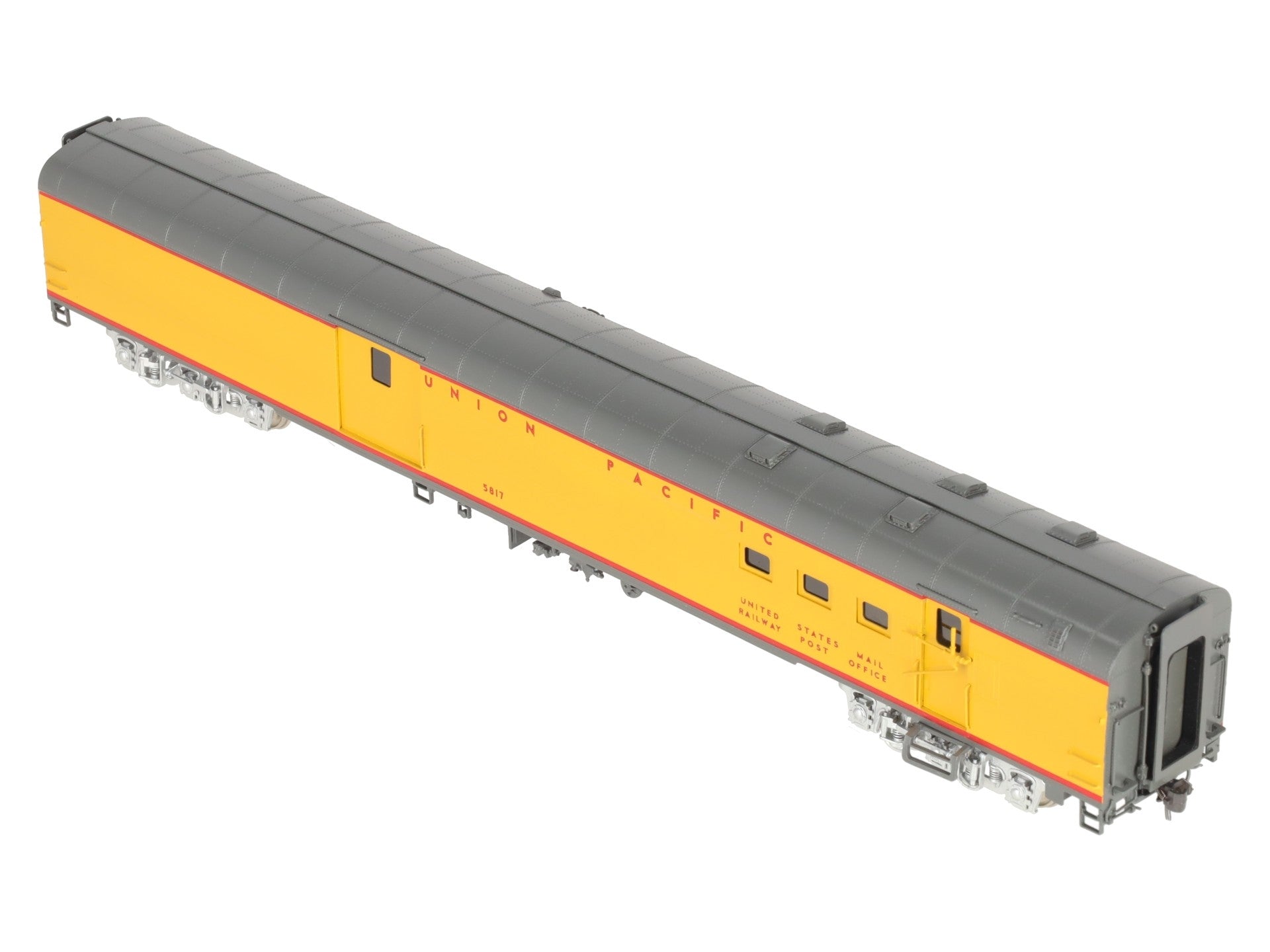 Wasatch HO Scale BRASS Union Pacific Postal Mail Storage Car 5816-5820- Painted/Box