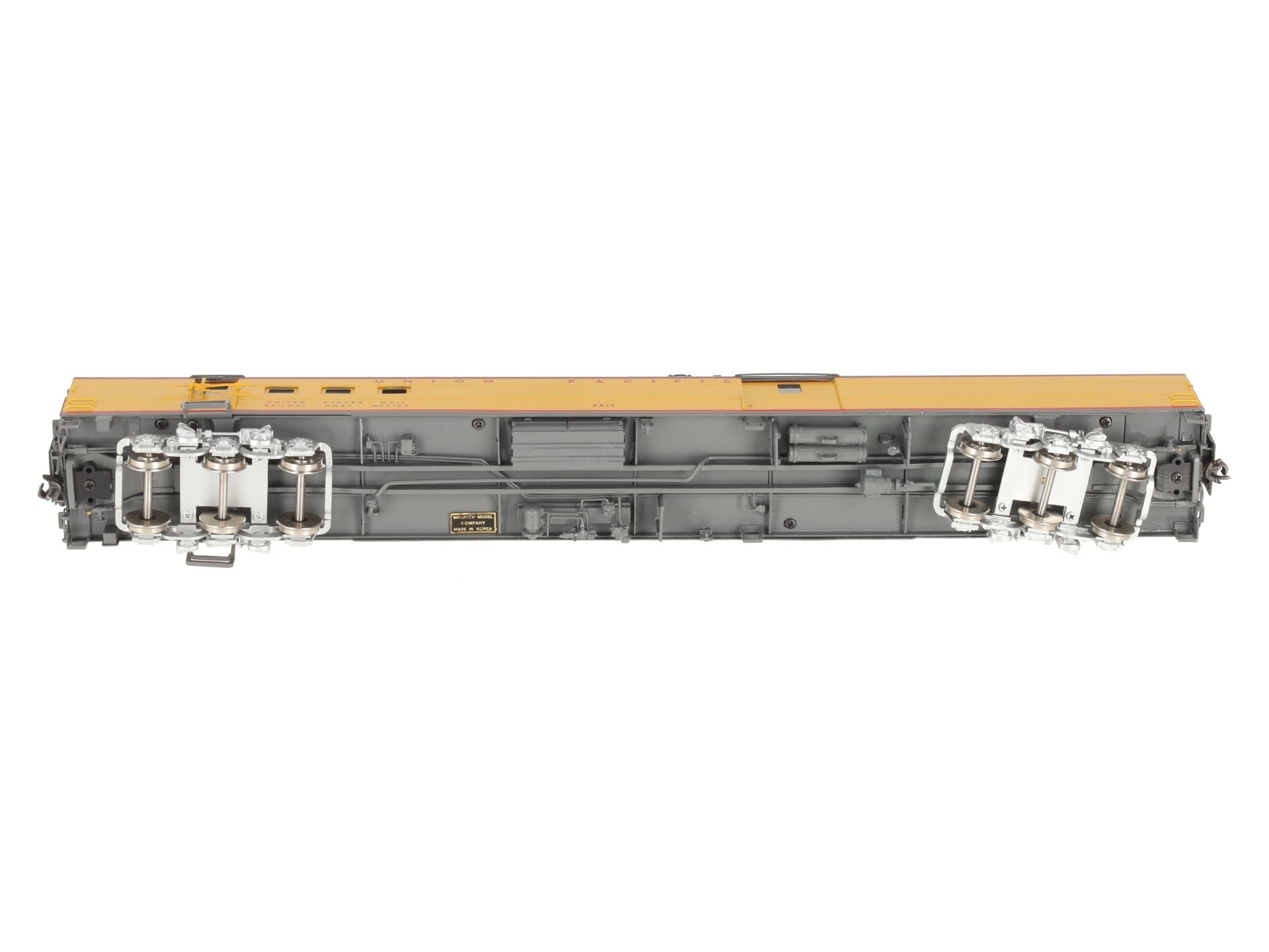 Wasatch HO Scale BRASS Union Pacific Postal Mail Storage Car 5816-5820- Painted/Box