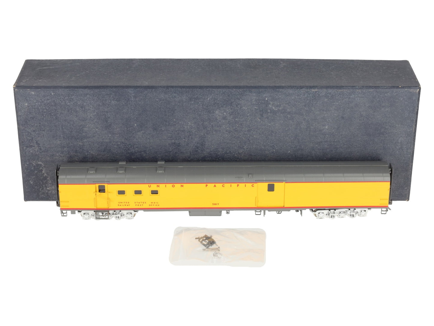 Wasatch HO Scale BRASS Union Pacific Postal Mail Storage Car 5816-5820- Painted/Box