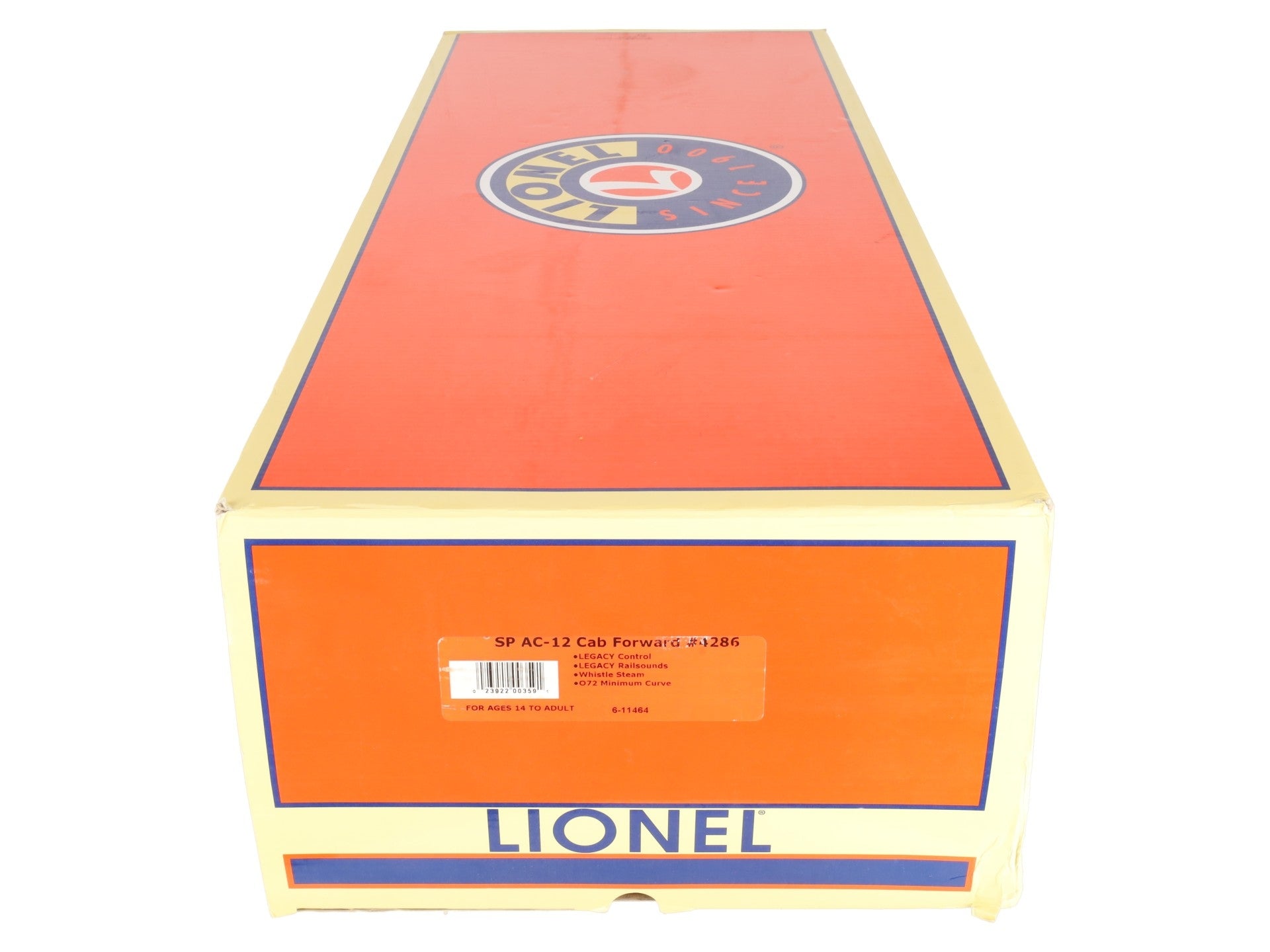 Lionel 6-11464 O SP AC-12 Cab Forward Legacy Steam Locomotive #4286 EX/Box