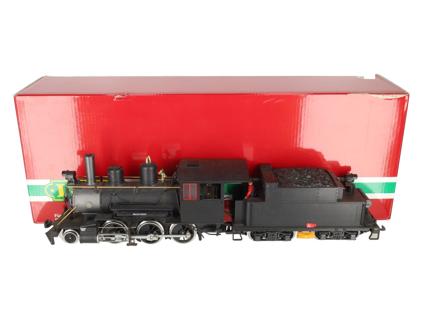 LGB 23191 G Scale Undecorated Mogul Steam Locomotive & Tender VG/Box