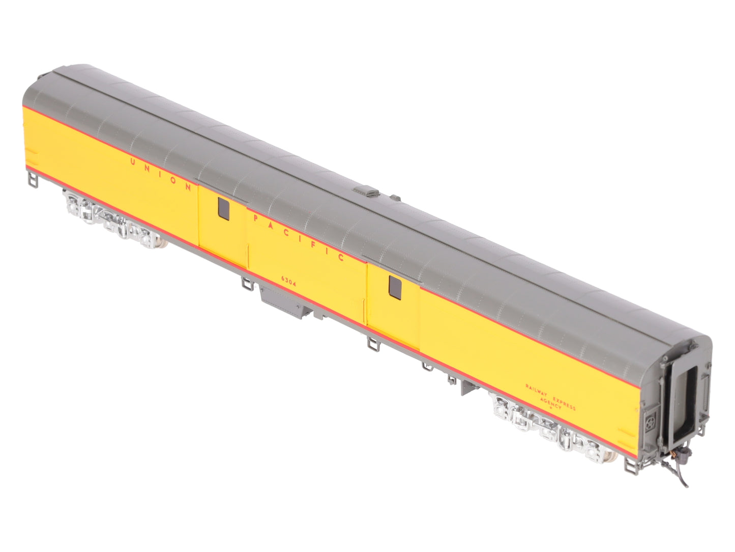 Wasatch HO Scale BRASS Union Pacific 6300-6324 Baggage Passenger Car- Painted/Box