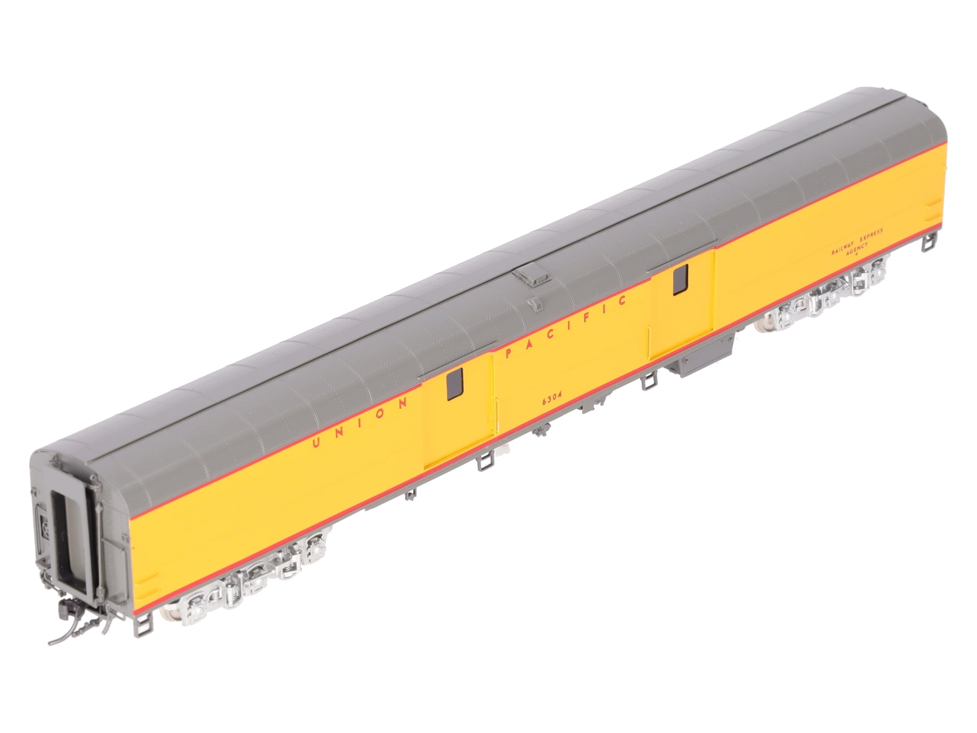 Wasatch HO Scale BRASS Union Pacific 6300-6324 Baggage Passenger Car- Painted/Box