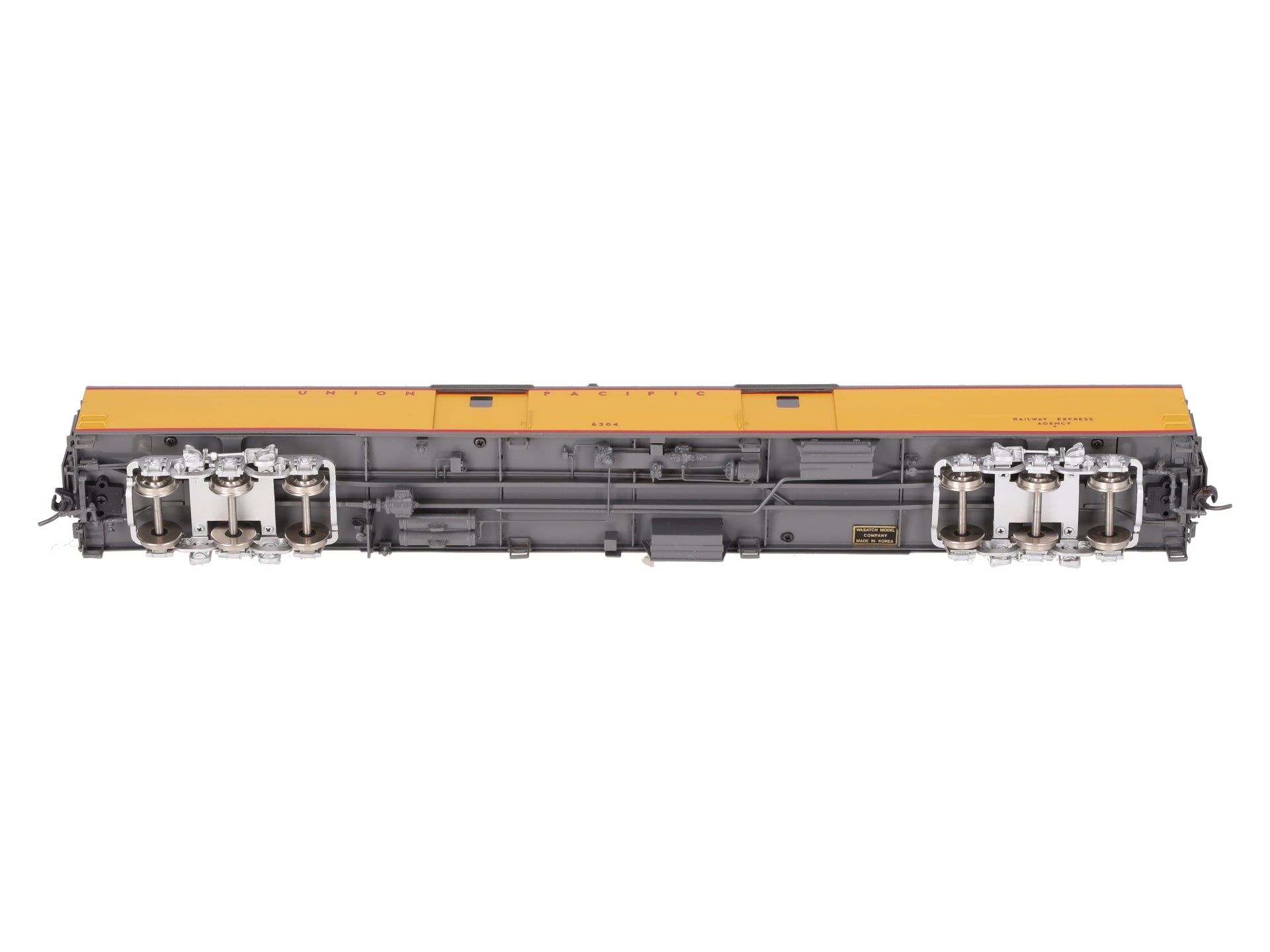 Wasatch HO Scale BRASS Union Pacific 6300-6324 Baggage Passenger Car- Painted/Box