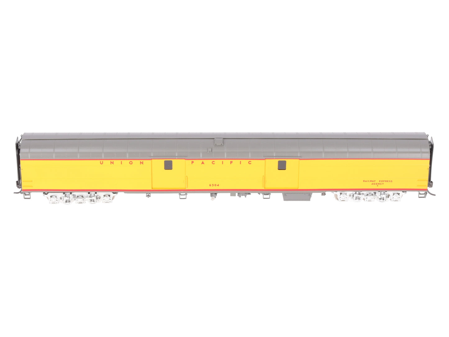 Wasatch HO Scale BRASS Union Pacific 6300-6324 Baggage Passenger Car- Painted/Box