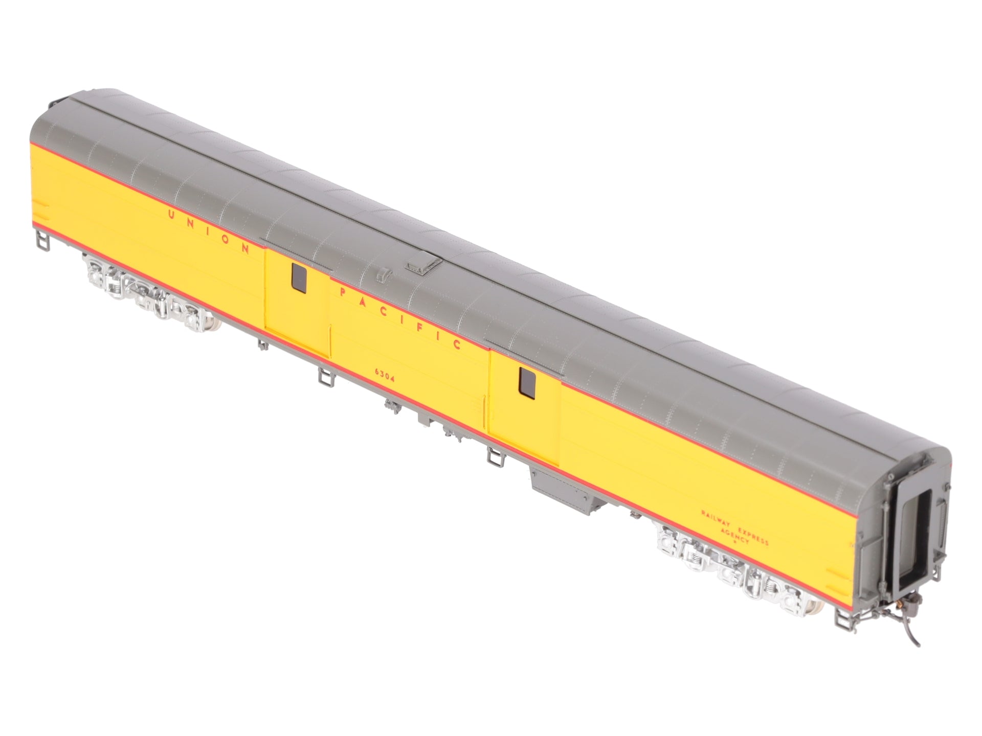 Wasatch HO Scale BRASS Union Pacific 6300-6324 Baggage Passenger Car- Painted/Box