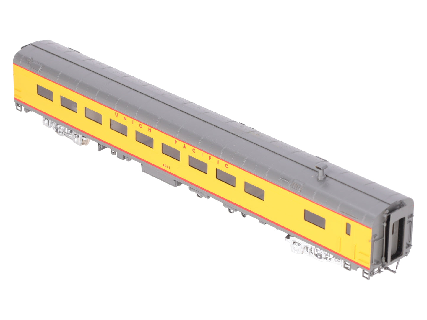 Wasatch 4000-4003 HO Brass Union Pacific Lunch Counter Diner Car - painted/Box