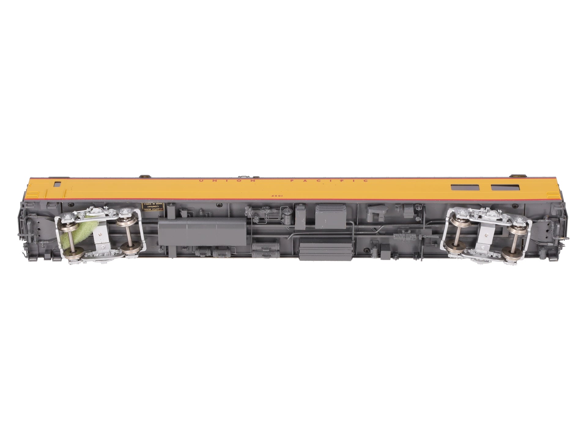 Wasatch 4000-4003 HO Brass Union Pacific Lunch Counter Diner Car - painted/Box